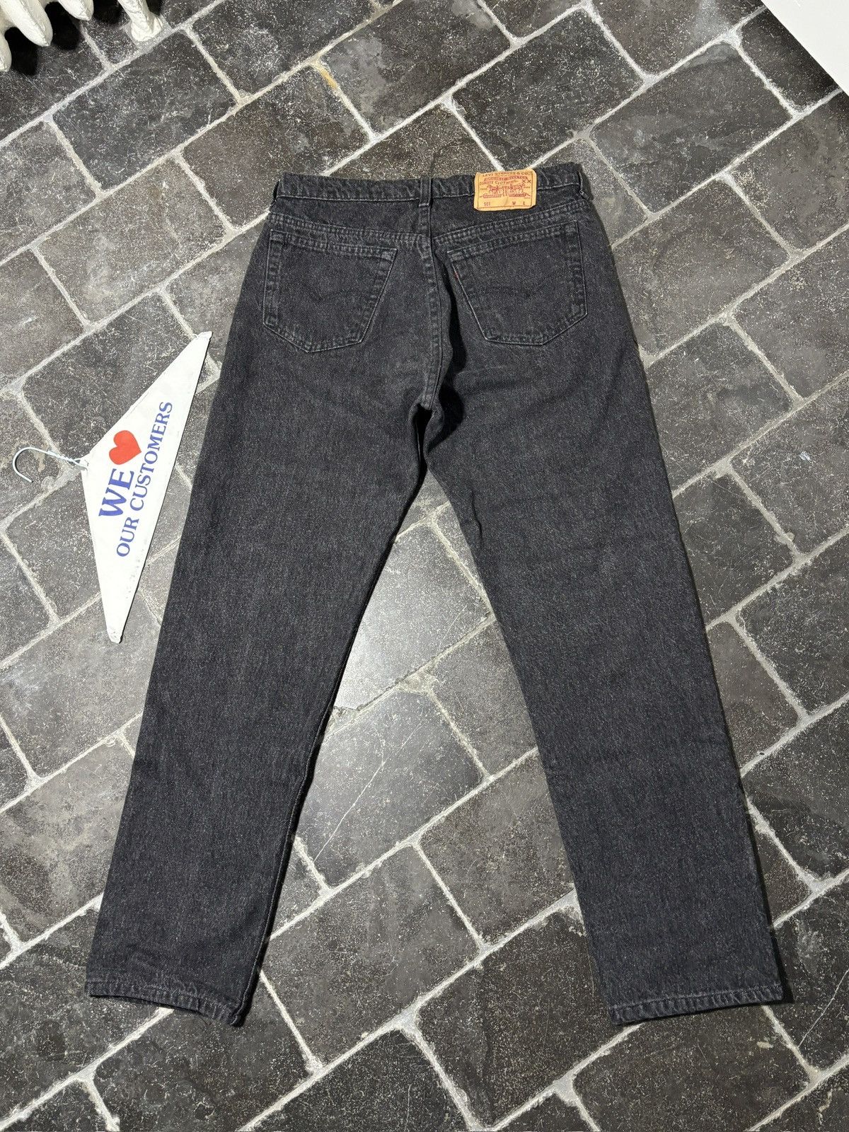 Levi's 1990s Levi’s 501 Made in Canada Vintage Levi’s Red Tab Black Size US 30 / EU 46 - 4 Thumbnail