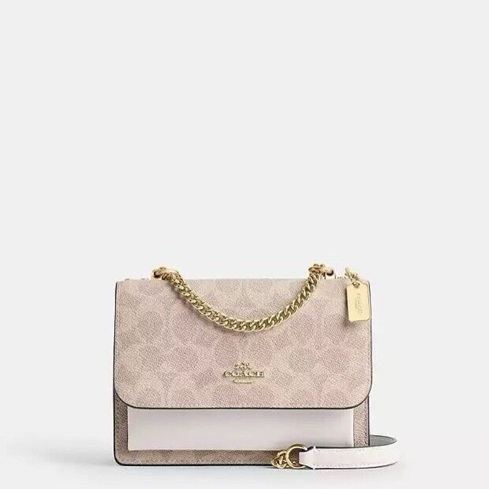 Coach NWT Coach Mini Klare Crossbody Bag CW206 Gold/Sand/Chalk Size ONE SIZE - 5 Thumbnail