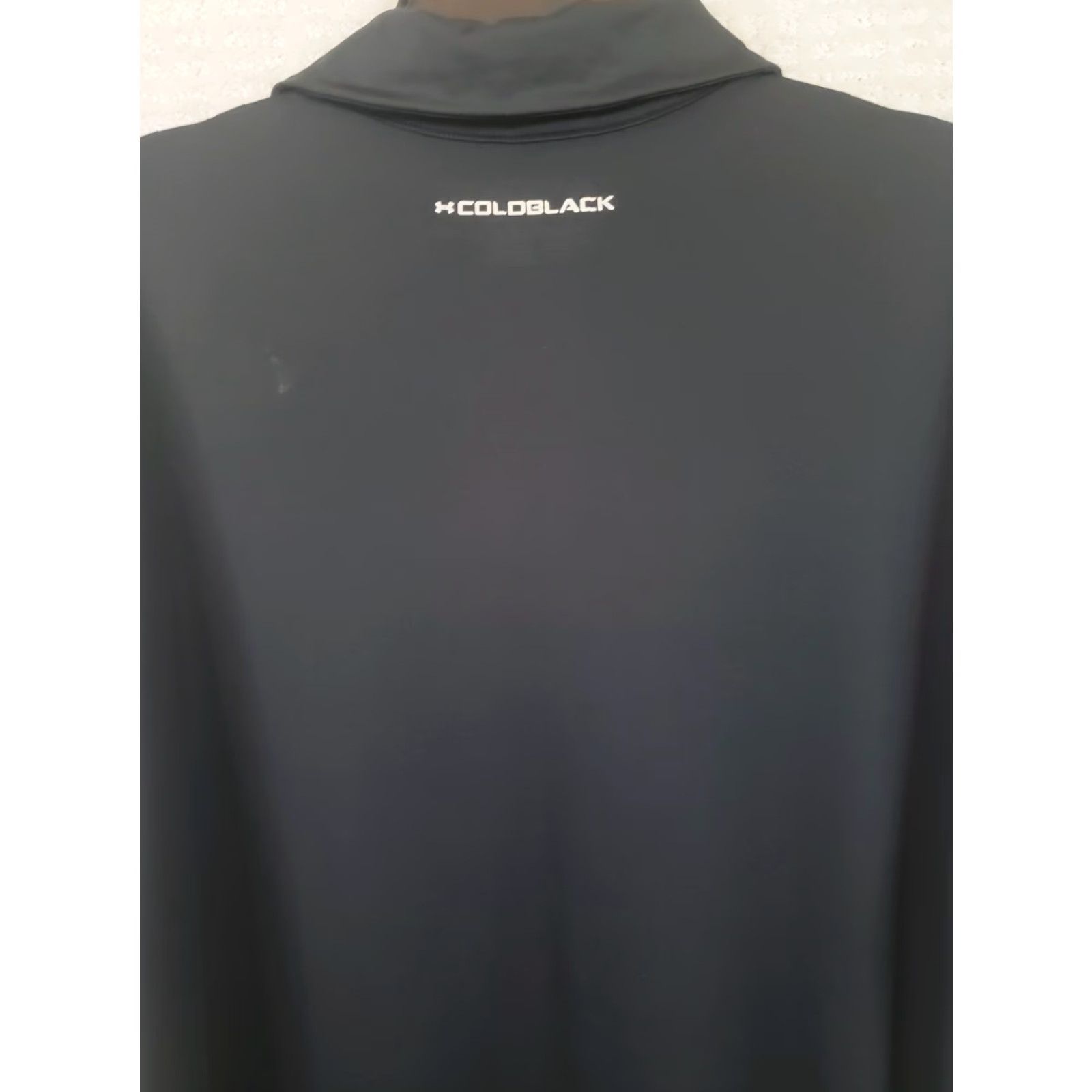 Under Armour Under Armour HeatGear Polo Shirt Mens XL Black White Chest Stripes Short Sleeve Golf Shirt Size US XL / EU 56 / 4 - 7 Thumbnail