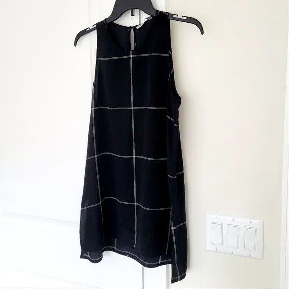 Athleta Silk Side Slit Cya Tank Plaid Size XS / US 0-2 / IT 36-38 - 8 Thumbnail
