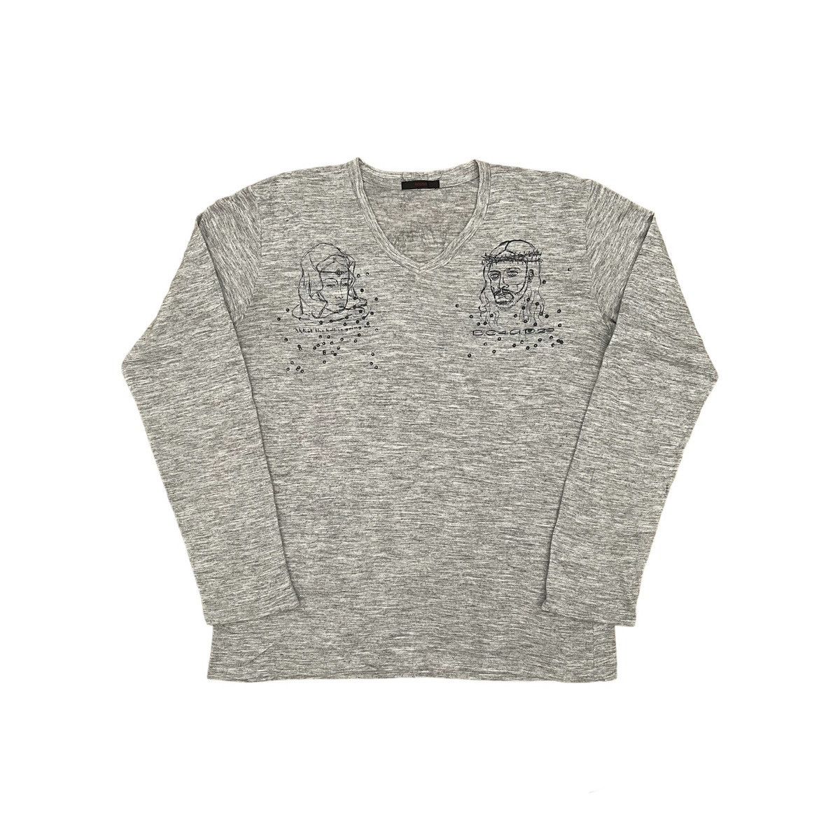 If Six Was Nine Crucified Jesus Longsleeve Tee Goth Punk Styled Size US M / EU 48-50 / 2 - 2 Thumbnail
