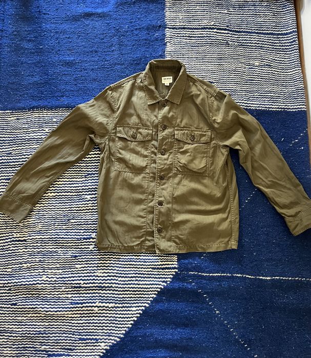 Todd Snyder Herringbone Italian Cotton Linen CPO Shirt Jacket | Grailed
