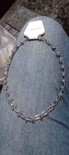 Other Stainless Steel Vintage Necklace Link Chain Size ONE SIZE - 3 Thumbnail
