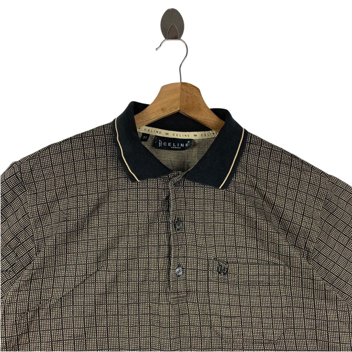 Celine Vintage CELINE pocket polo tee Size US S / EU 44-46 / 1 - 2 Thumbnail