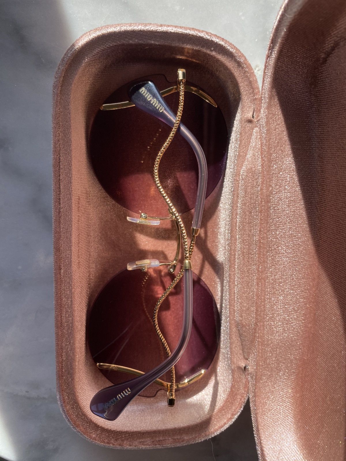 Miu Miu Miu Miu oversized sunglasses Size ONE SIZE - 10 Thumbnail