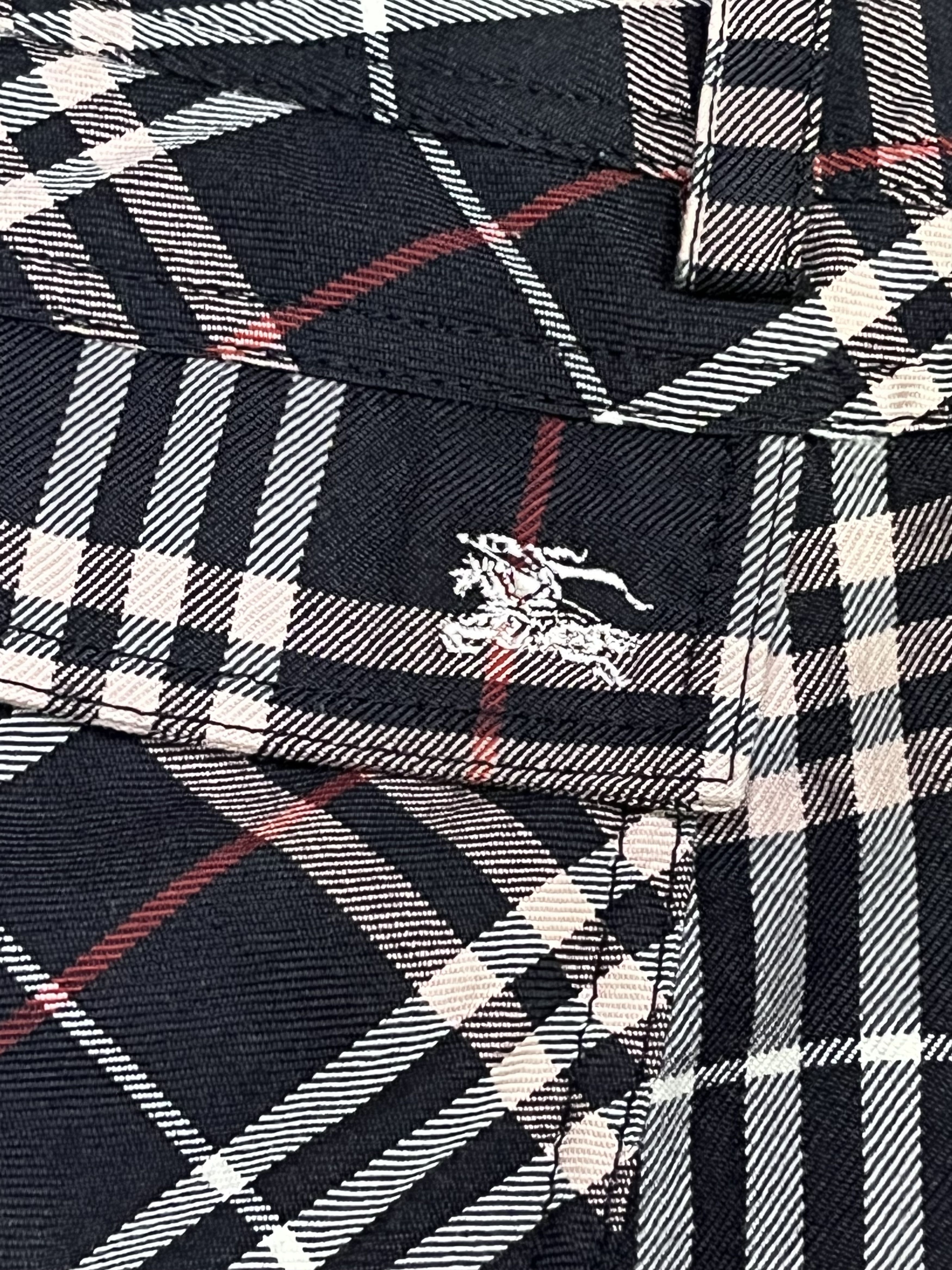 Burberry 🔥 BURBERRY NOVA CHECK BLUE LABEL Japan Woman’s Wool Pants Size US 26 / EU 42 - 6 Thumbnail