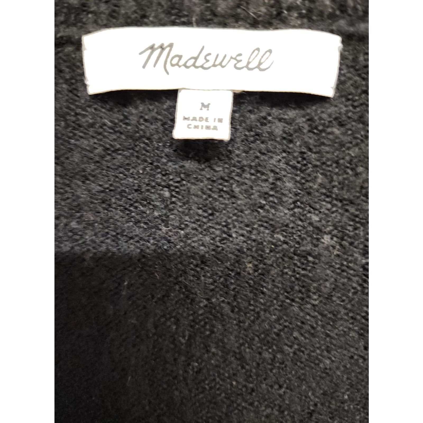 Madewell Madewell Pullover Wool Blend Sweater M Women Ivory Mock Neck Long Sleeve Size M / US 6-8 / IT 42-44 - 3 Thumbnail