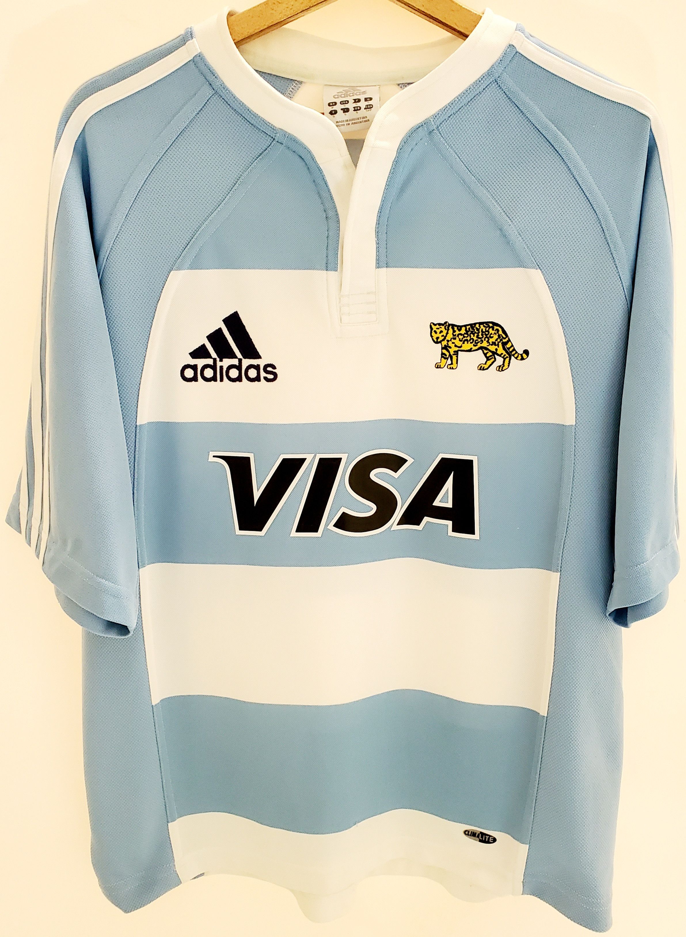 Adidas 2005 Argentina Pumas Jersey -Vintage World Rugby S,M Size US S / EU 44-46 / 1 - 1 Thumbnail