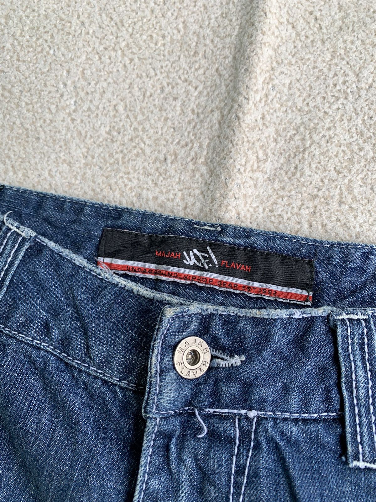 Vintage vtg 00s majah flavah baggy short pants Size US 36 / EU 52 - 8 Thumbnail