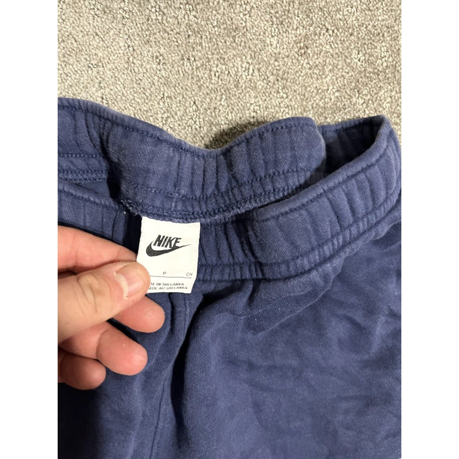 Nike Nike Sportswear Club Fleece Sweatpants Mens Small Blue BV2737 410 Cuff Ankles Regular Fit Pants Size US 29 - 3 Thumbnail