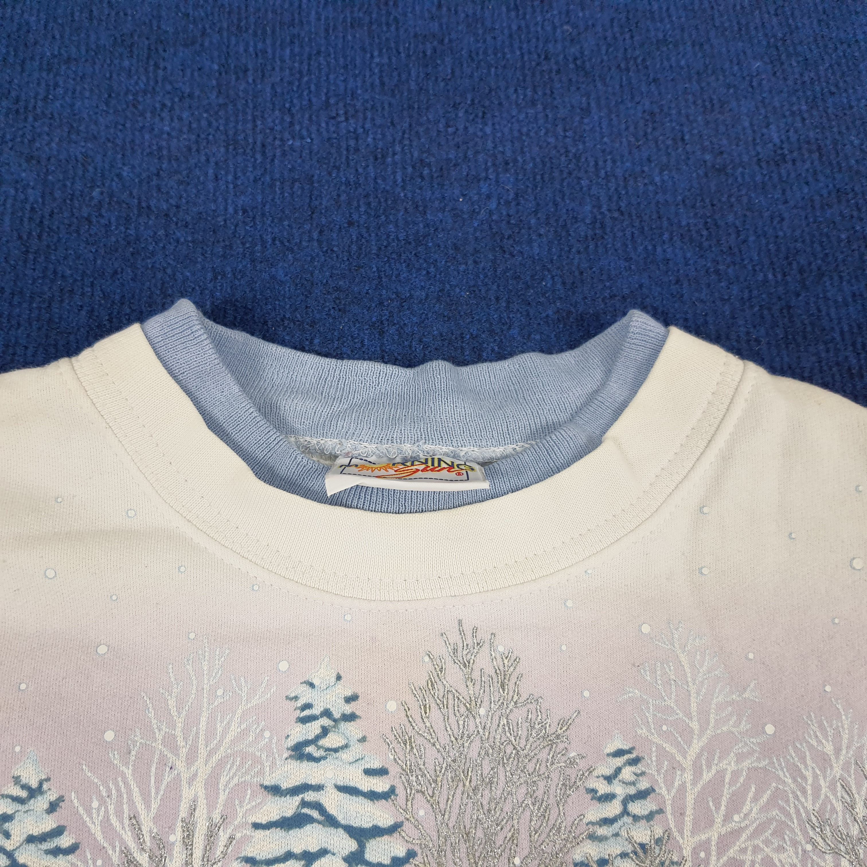 Vintage Vintage Morning Sun Art Winter Session Sweatshirts Size US XL / EU 56 / 4 - 4 Thumbnail