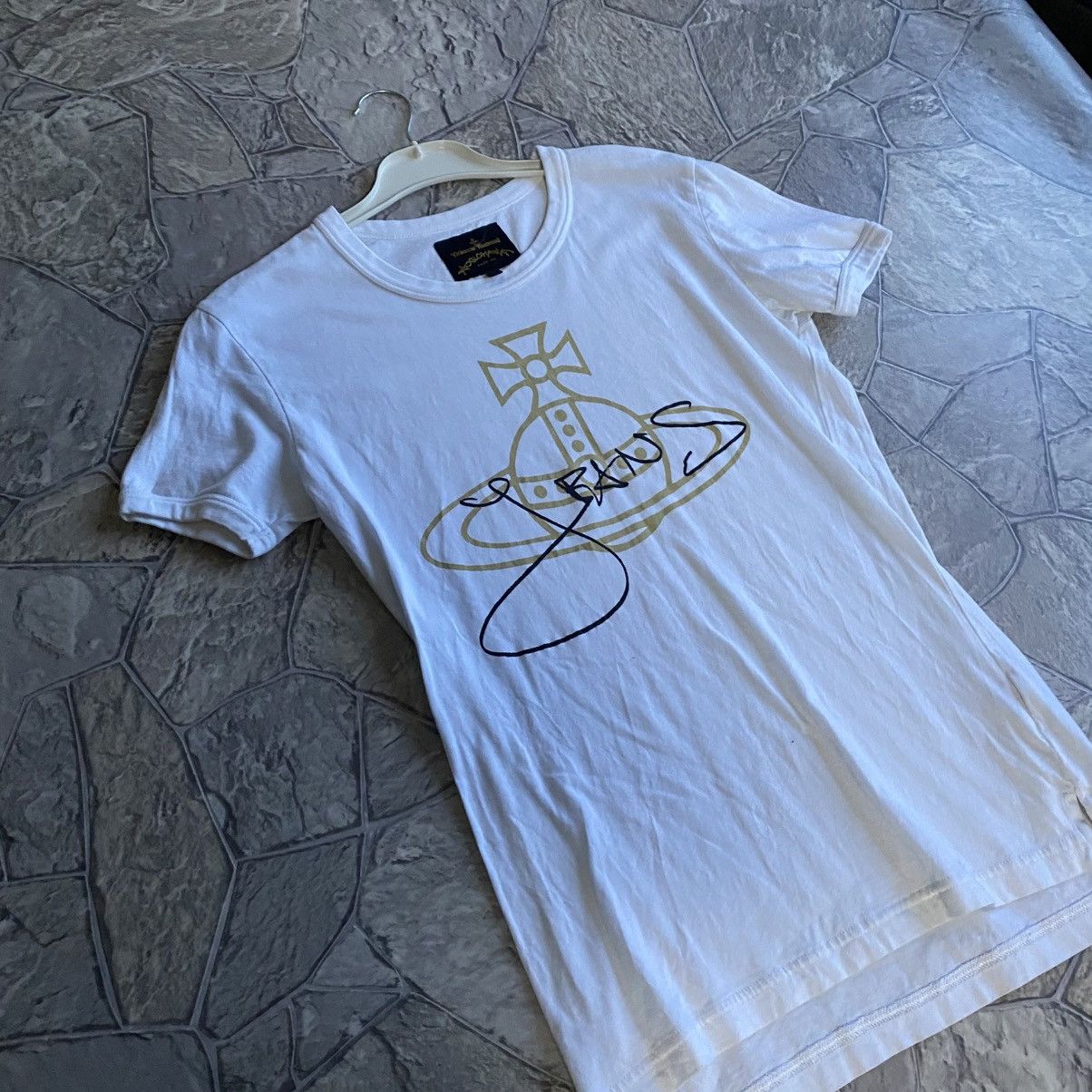 Vivienne Westwood Vivienne Westwood T shirt Big Logo White Size US S / EU 44-46 / 1 - 3 Thumbnail