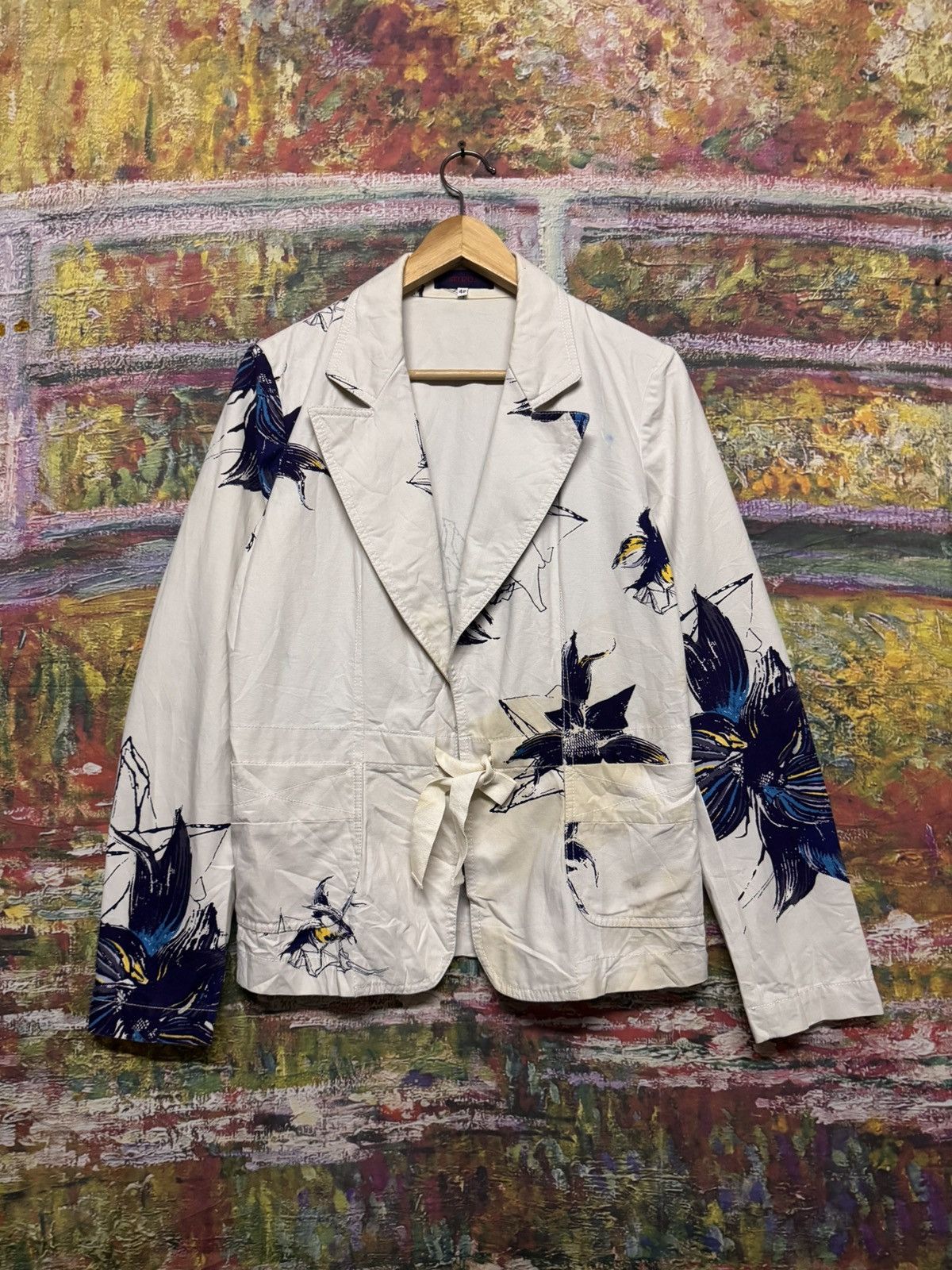 Kenzo Vintage Kenzo Floral jacket Size US S / EU 44-46 / 1 - 1 Thumbnail