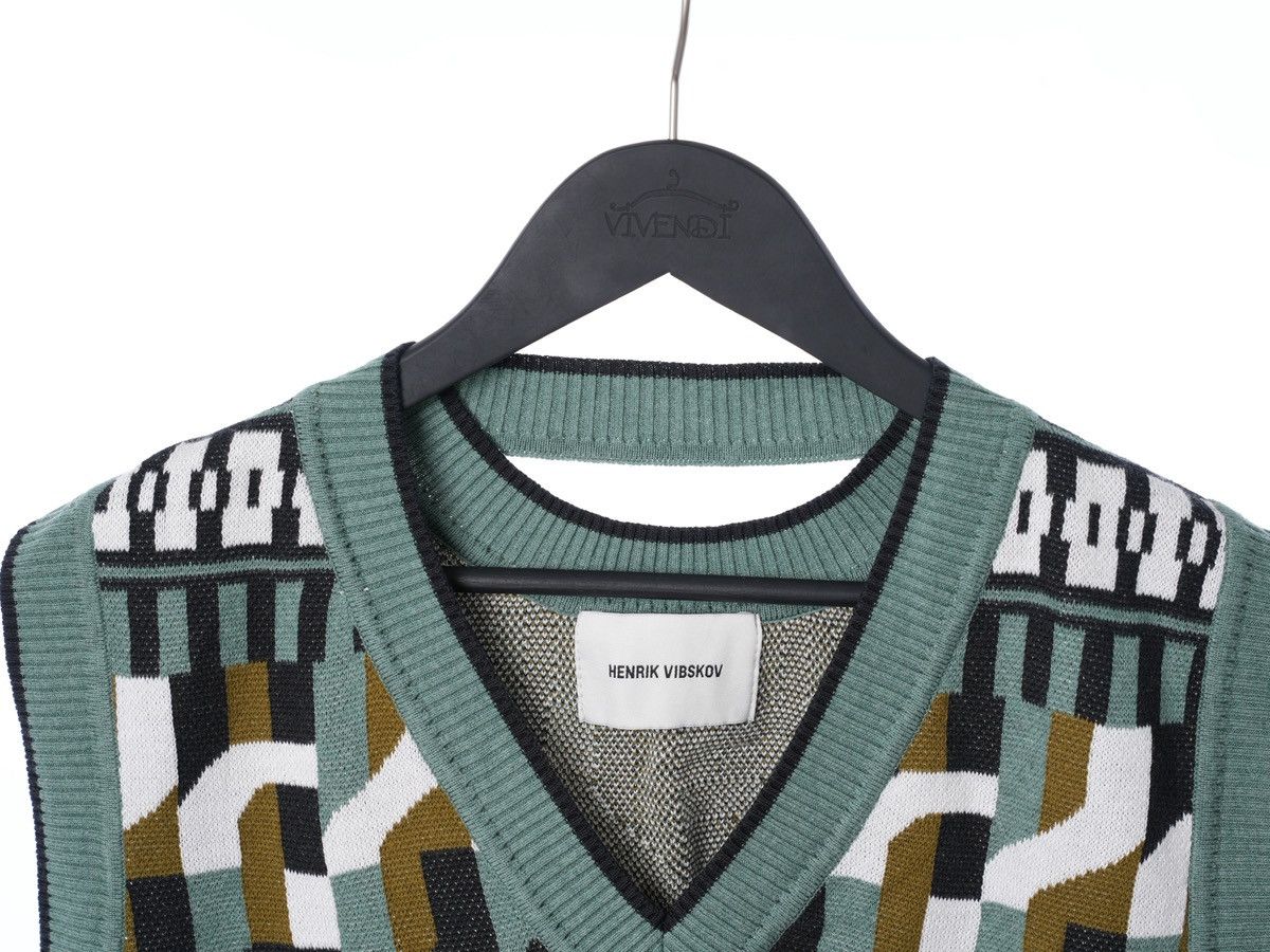 Henrik Vibskov Henrik Vibskov FW22 Knitted Jacquard Vest S Size US S / EU 44-46 / 1 - 4 Thumbnail