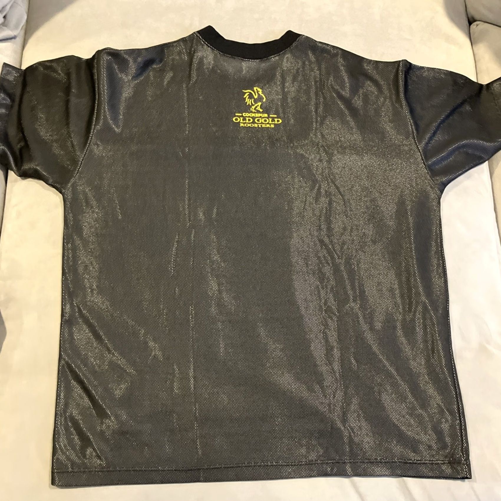 Vintage Pulse COCKSPUR OLD GOLD ROOSTERS Jersey Black XL Men Size US XL / EU 56 / 4 - 5 Thumbnail