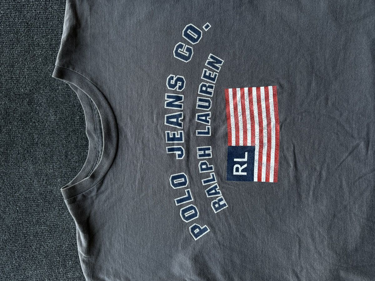 Polo Ralph Lauren FLAG 🚨 RALPH LAUREN POLO JEANS COMPANY BIG FLAG LOGO MEN Size US XXL / EU 58 / 5 - 4 Thumbnail