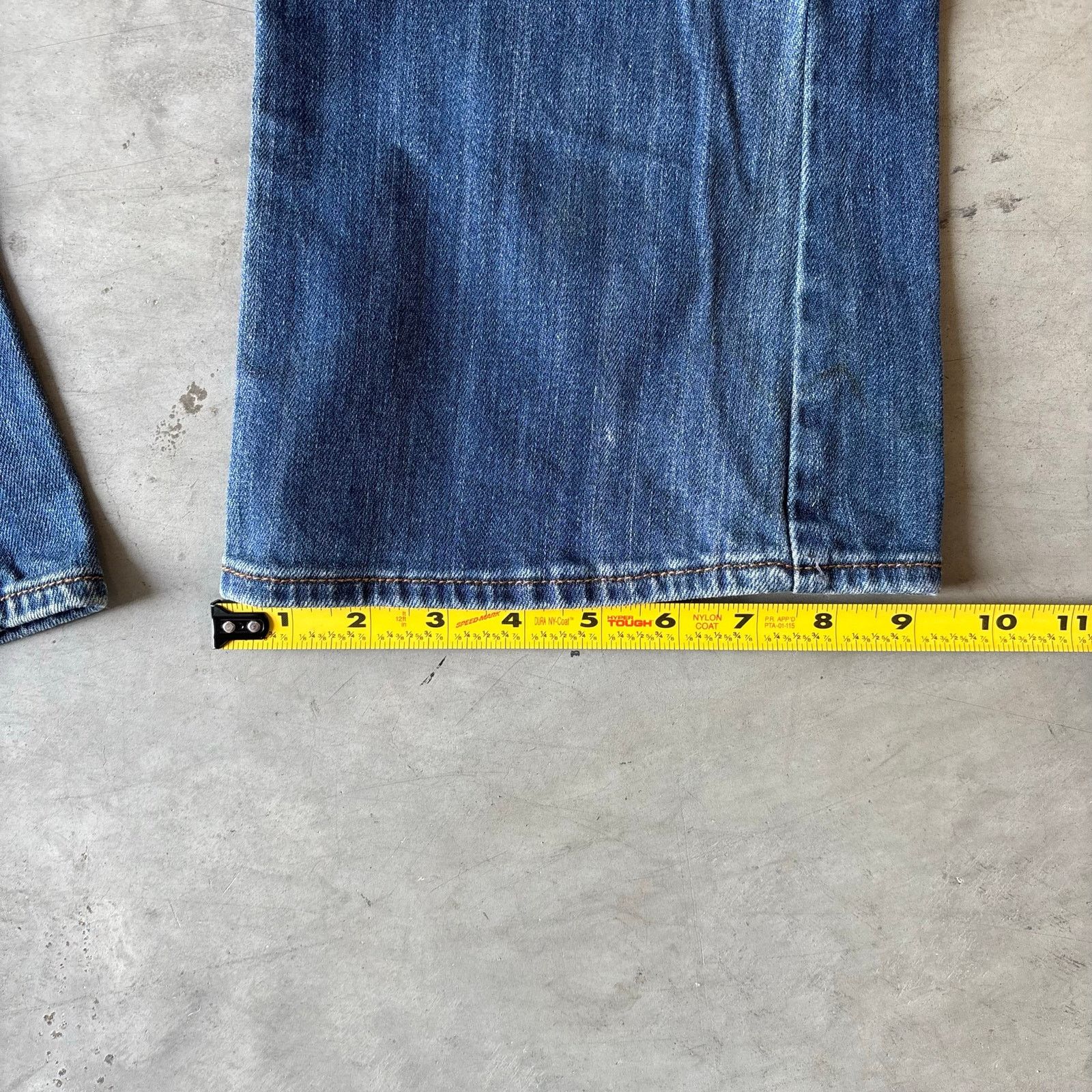 Vintage vintage faded washed bootcut flared jeans Size US 30 / EU 46 - 2 Thumbnail