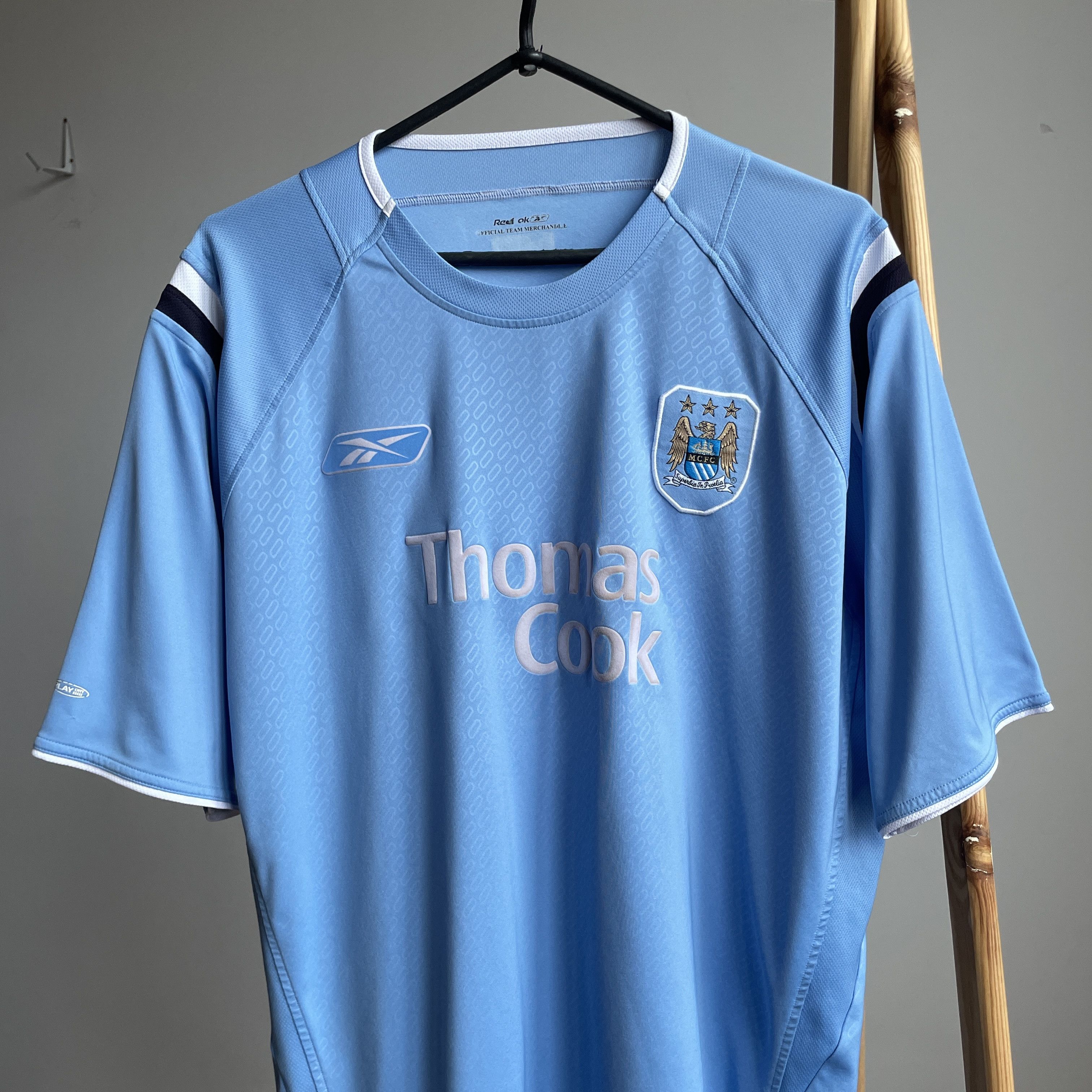 Reebok Manchester City F.C. 2005-06 Home Jersey Size XL Size US XL / EU 56 / 4 - 3 Thumbnail