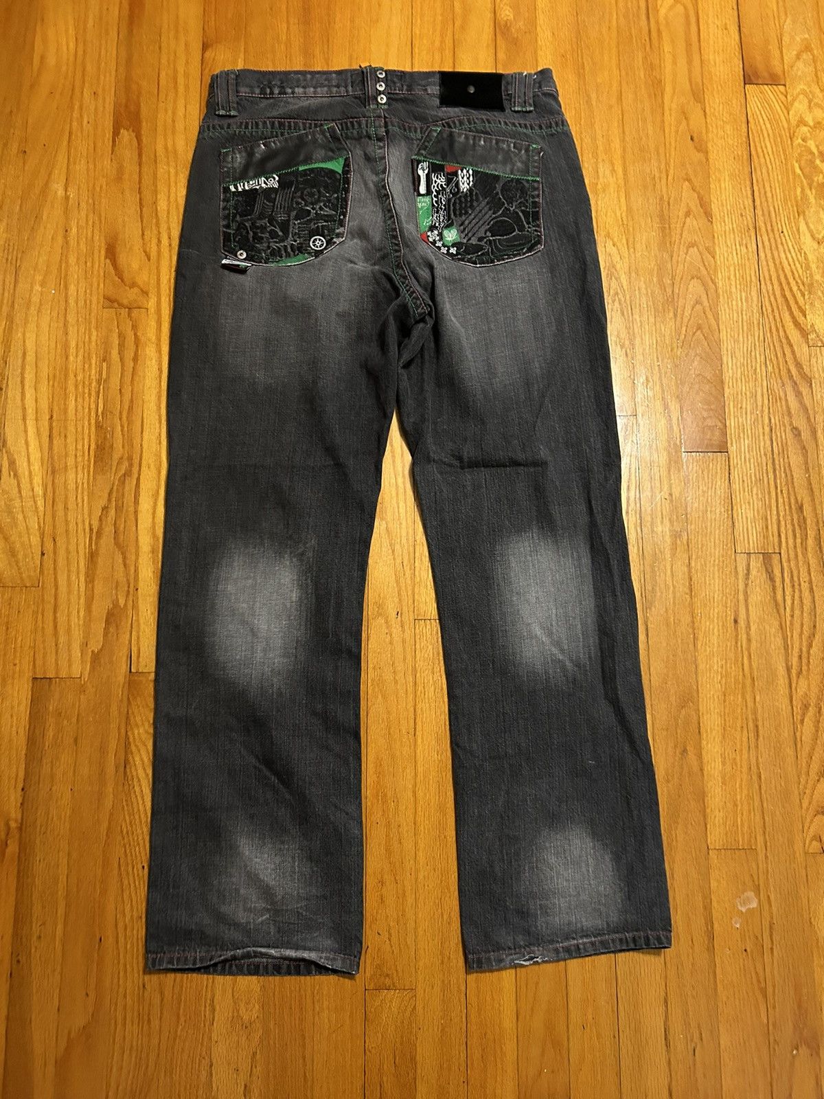 Akademiks Akademiks Black Polar Explorer Jeans Size US 36 / EU 52 - 2 Thumbnail