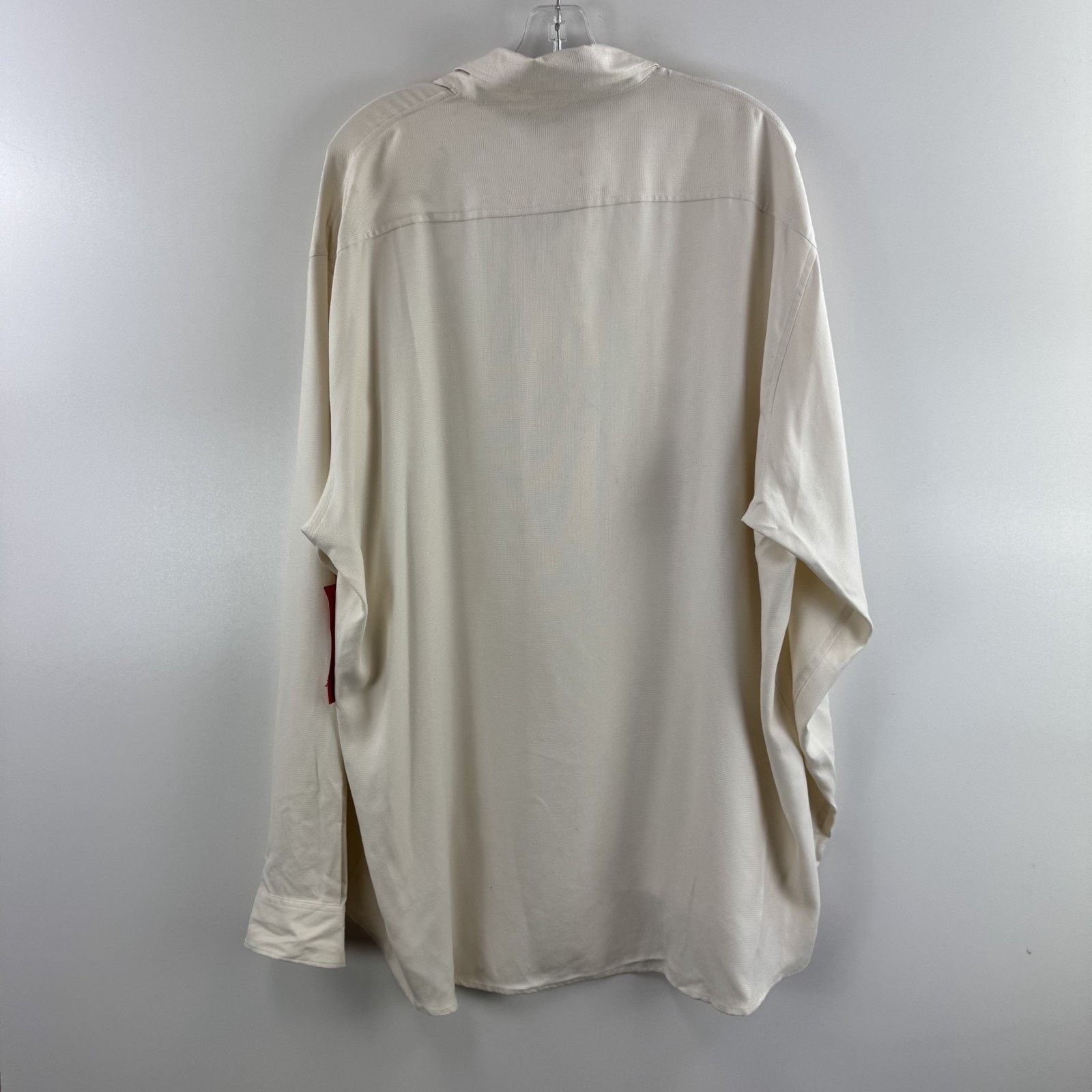 Emanuel Ungaro Emanuel Ungaro Men's XXL 100% Silk Dress Shirt Size US XXL / EU 58 / 5 - 3 Thumbnail