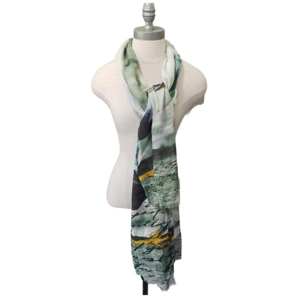Other CT274 Tilo Green Scenery Scarf Size ONE SIZE - 1 Thumbnail