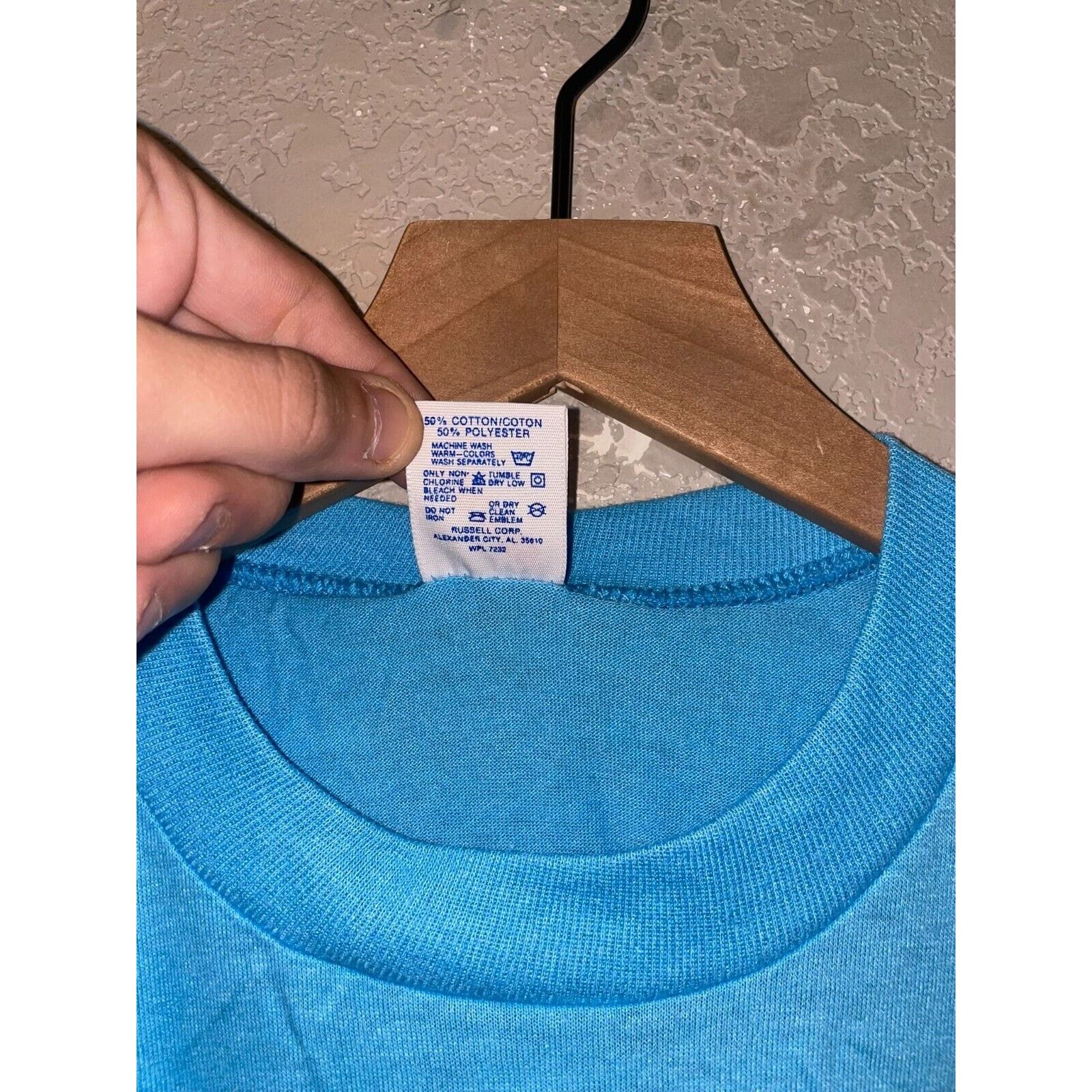 Jerzees Vintage Gatlinburg Shirt Smoky Mountains Blue VTG 90s Large Size US L / EU 52-54 / 3 - 10 Thumbnail