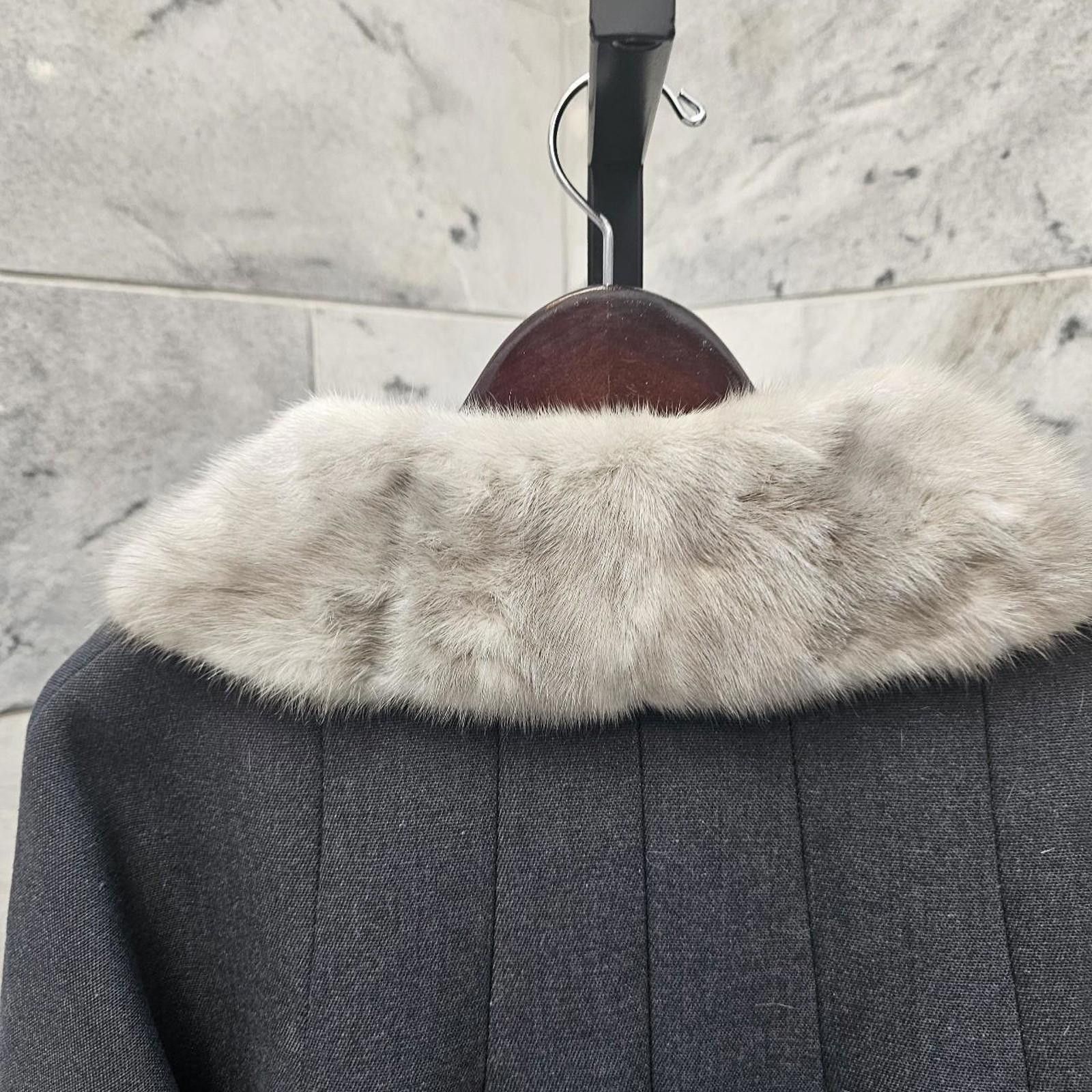 Other Women's Grey 1950s Vintage Coat Size M / US 6-8 / IT 42-44 - 8 Thumbnail