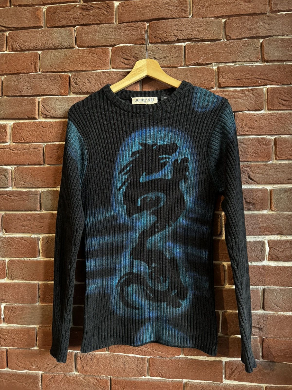 Other Vintage Avant Garde Dragon Y2K Japanese Vibe Knit Hype Drip Size US S / EU 44-46 / 1 - 1 Thumbnail