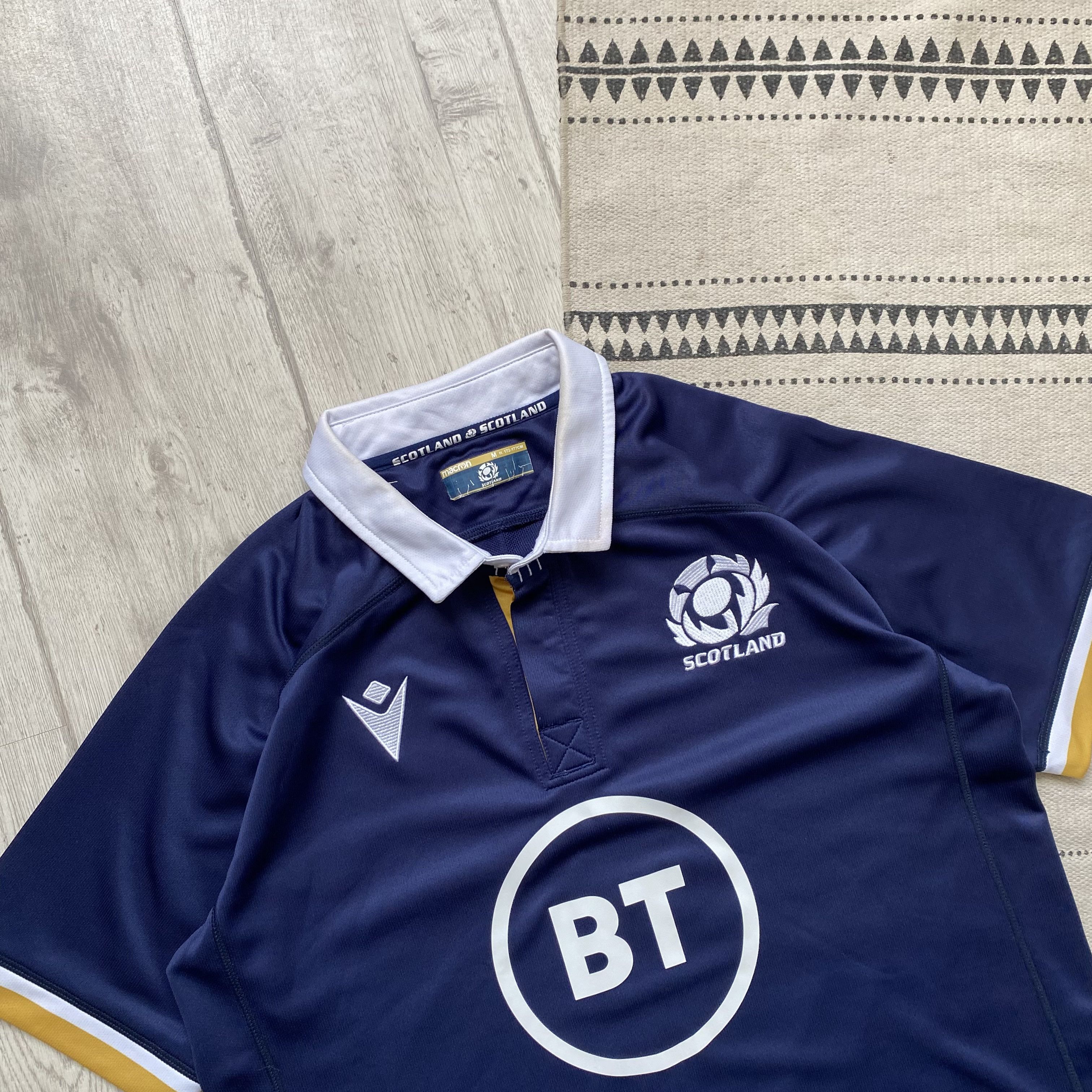Umbro 🏈 Blockore England Scotland rugby jersey polo tee Drill Size US M / EU 48-50 / 2 - 2 Thumbnail