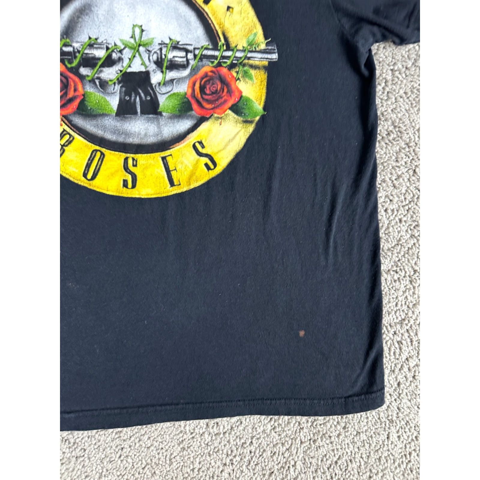 Vintage Guns N' Roses Shirt Mens M Black Band Tee Rock Concert T-Shirt 100% Cotton READ Size US M / EU 48-50 / 2 - 4 Thumbnail