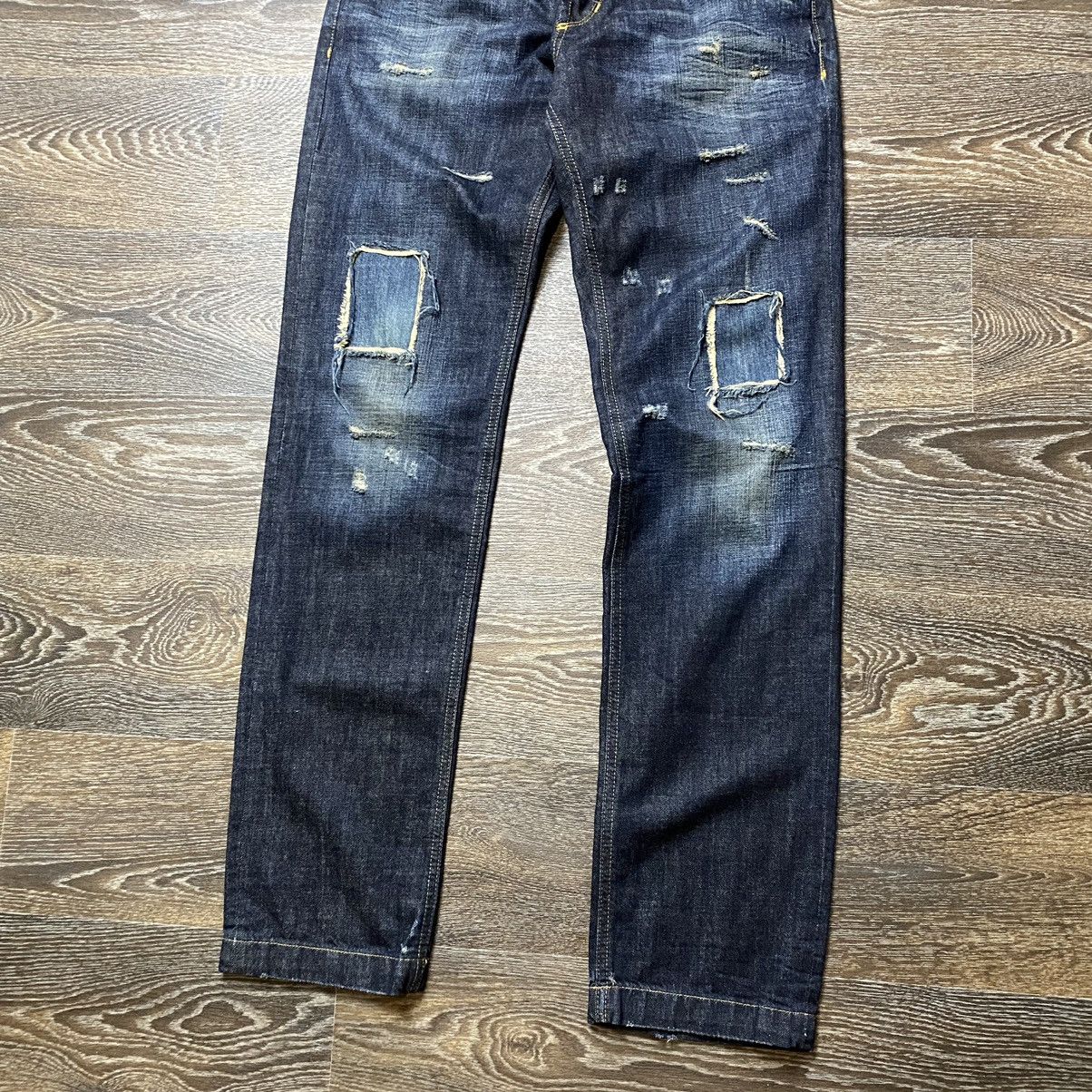 Dolce & Gabbana RARE rework vintage Dolce&Gabbana patchwork jeans Y2K 34S Size US 34 / EU 50 - 3 Thumbnail