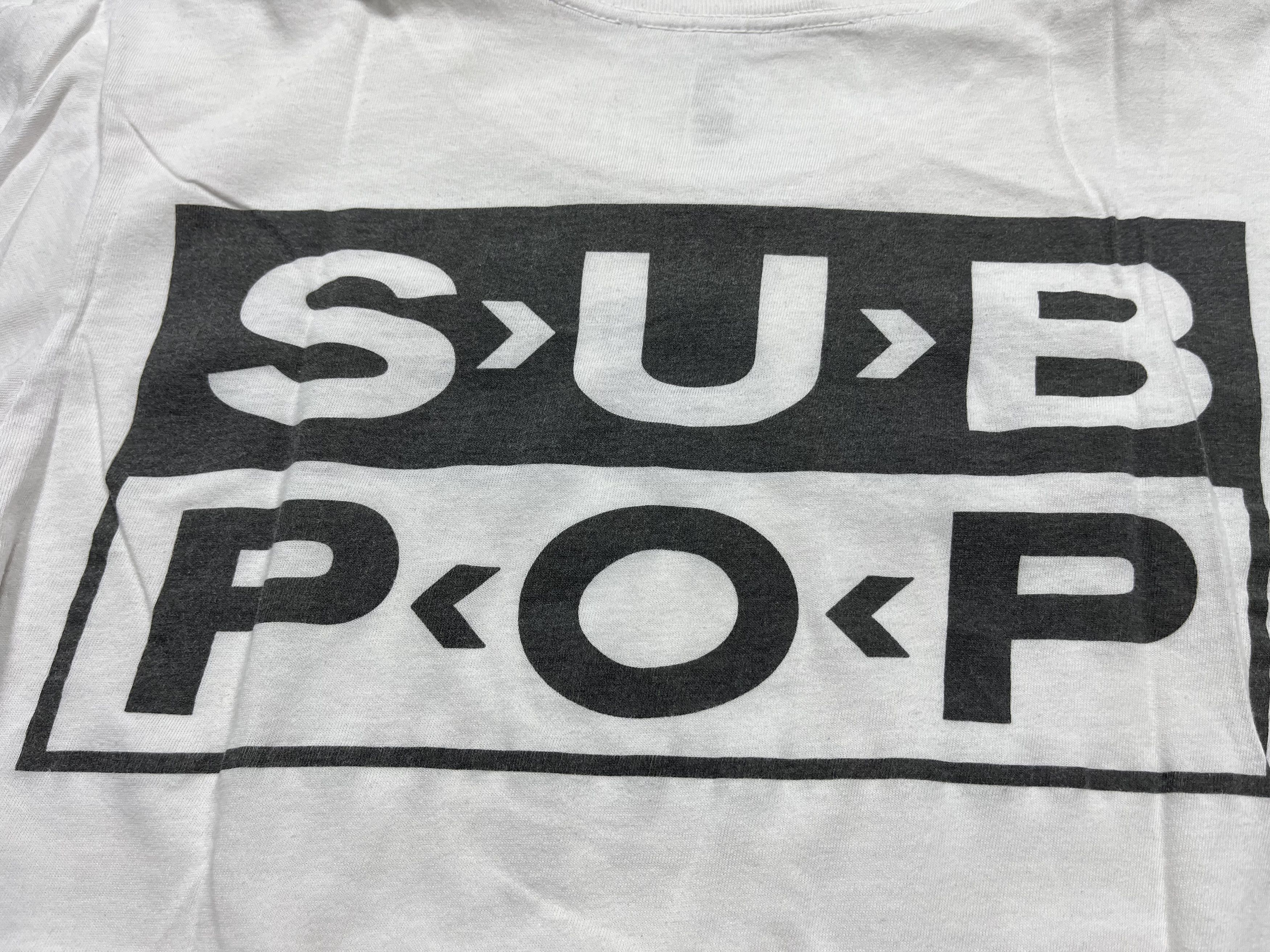 Nirvana Vintage 00s Sub Pop Loser Made In USA Shirt Grunge Size US S / EU 44-46 / 1 - 7 Thumbnail
