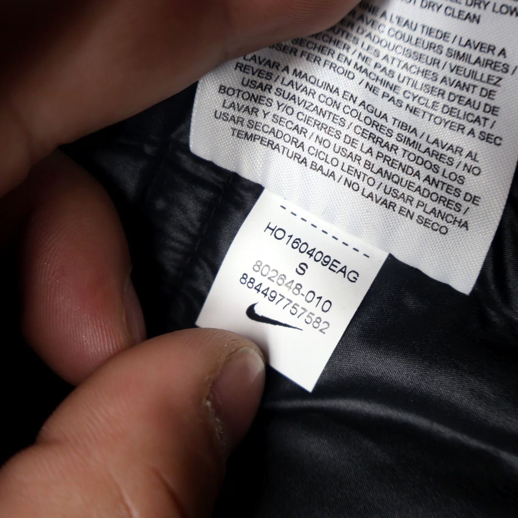 Nike Nike Vest Mens Small Black Lightweight Packable Full Zip Winter Quilted Puffer Size US S / EU 44-46 / 1 - 5 Thumbnail