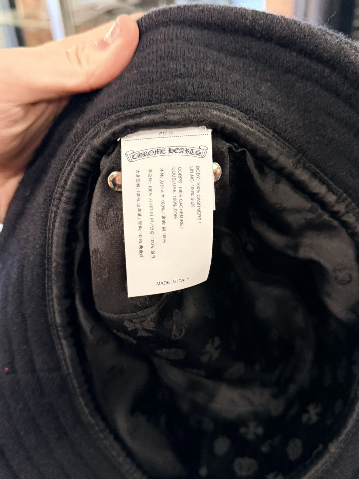 Chrome Hearts Cashmere chrome hearts bucket hat Size ONE SIZE - 4 Thumbnail