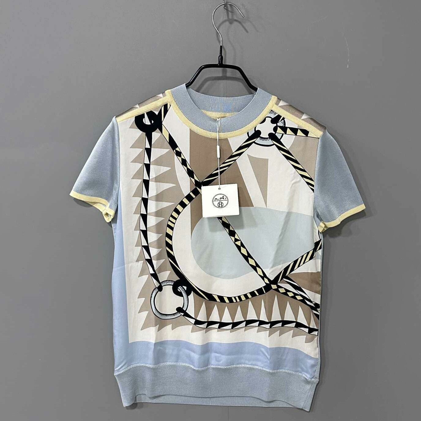 Hermes Hermes Knit T-Shirt XS Women Size XS / US 0-2 / IT 36-38 - 1 Thumbnail