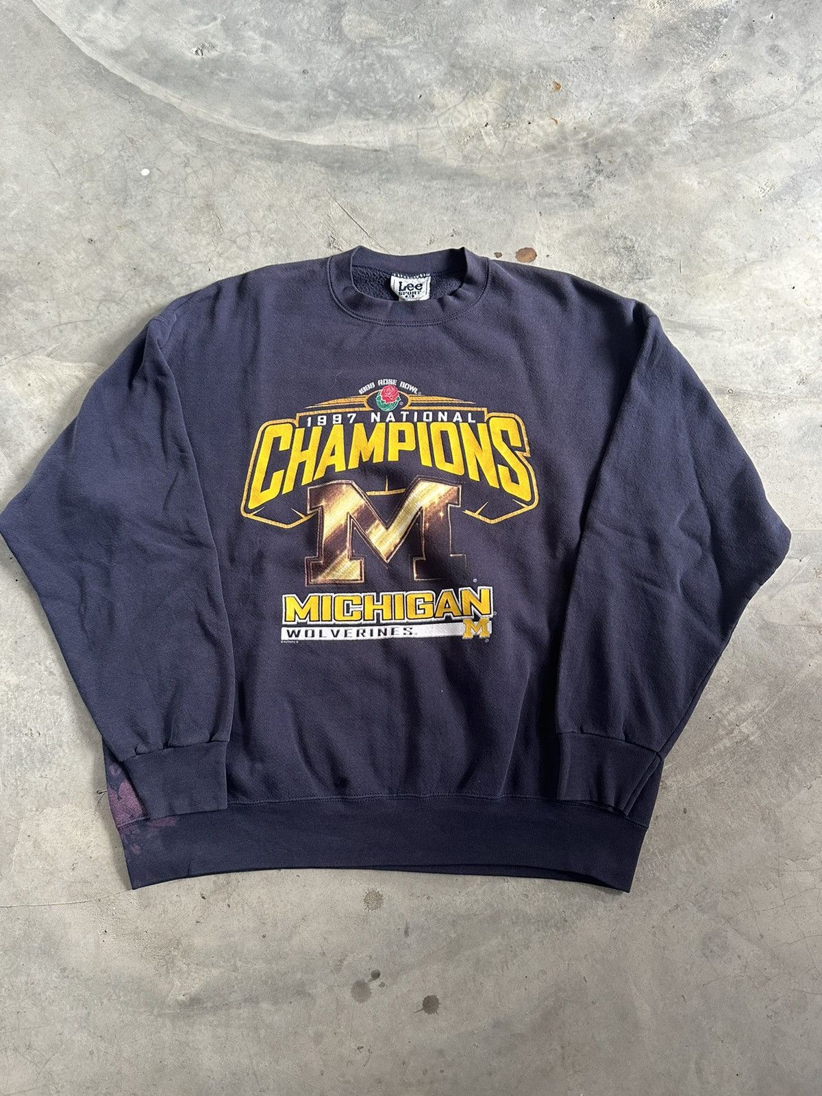 Vintage Michigan Wolverines Champions 1997 Size US XL / EU 56 / 4 - 1 Thumbnail