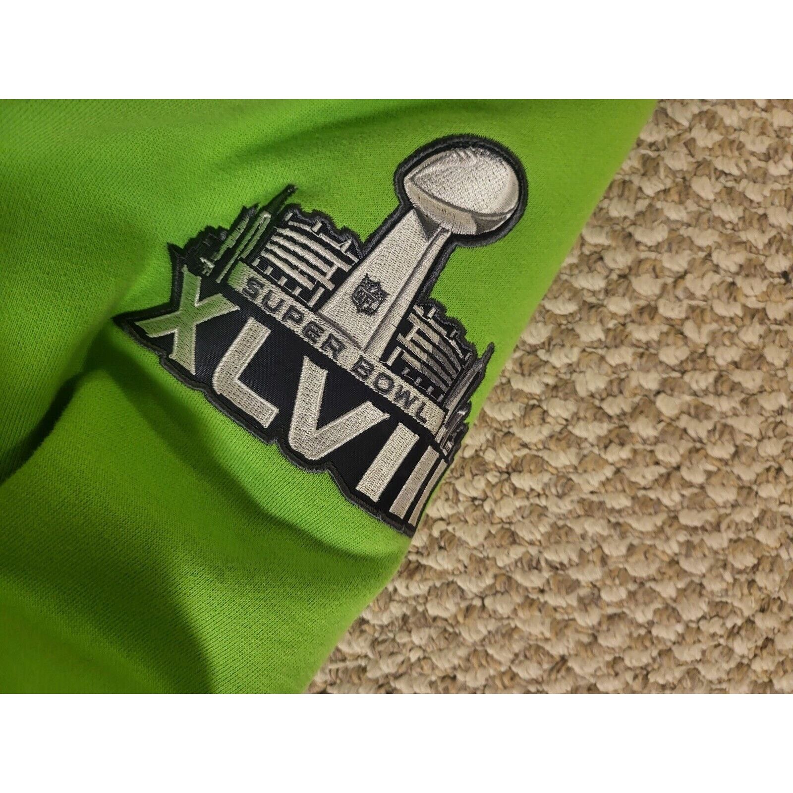 NFL Seattle Seahawks varsity style jacket NFL Superbowl Size US M / EU 48-50 / 2 - 3 Thumbnail
