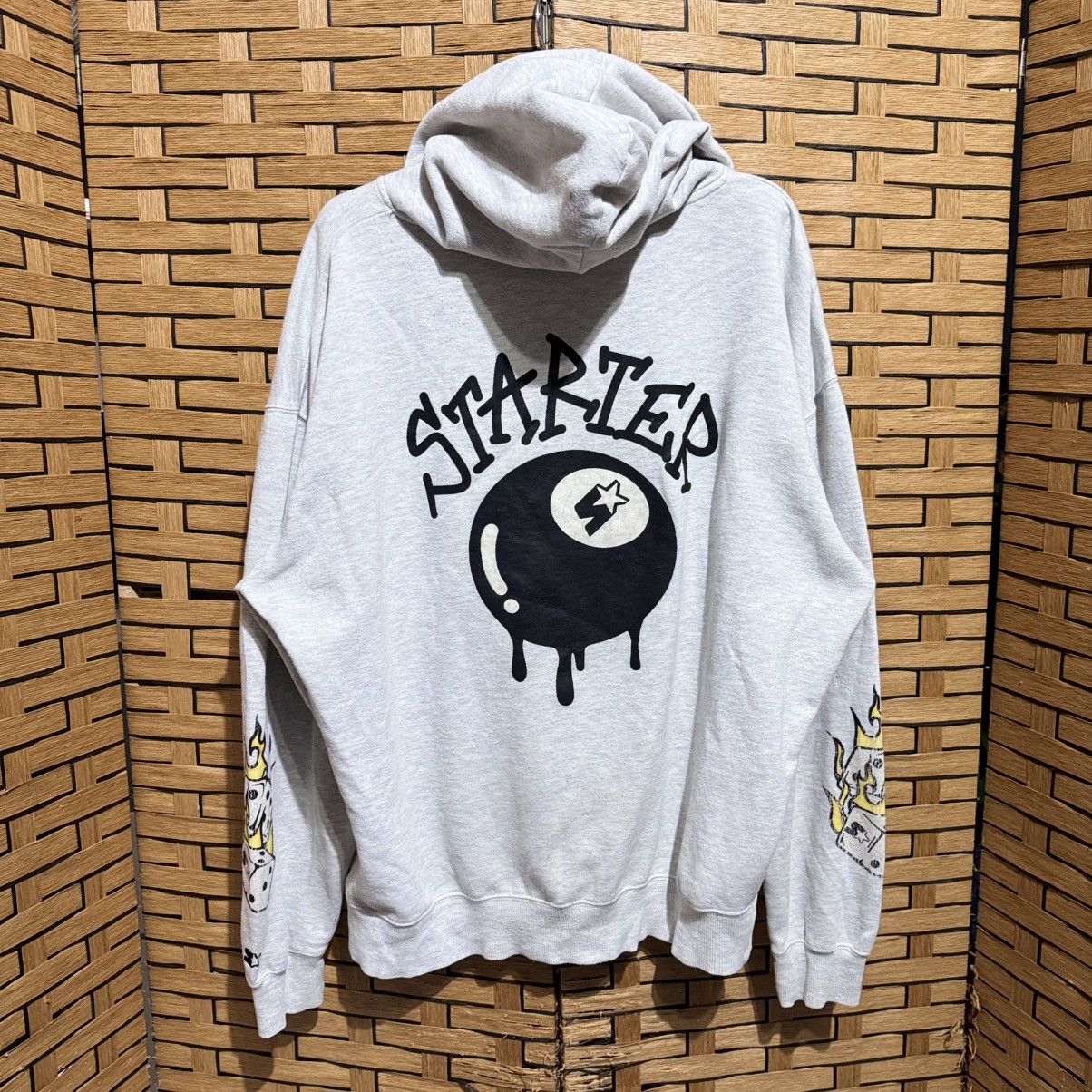 Starter Vintage Starter Snooker Ball & Dice Hoodie Size US XL / EU 56 / 4 - 1 Thumbnail