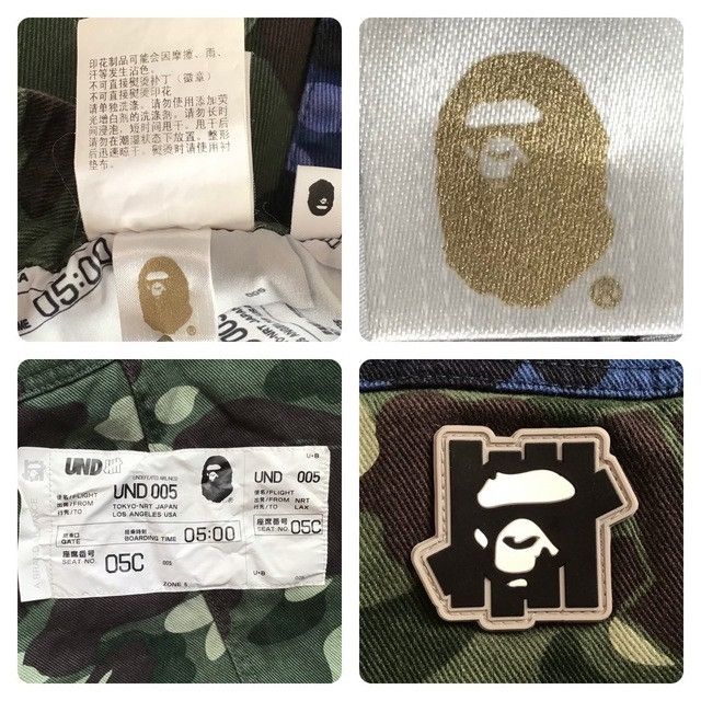 Bape × Undefeated BAPE × Undefeated color camo flannel pants APE ★size L Size US 34 / EU 50 - 9 Thumbnail