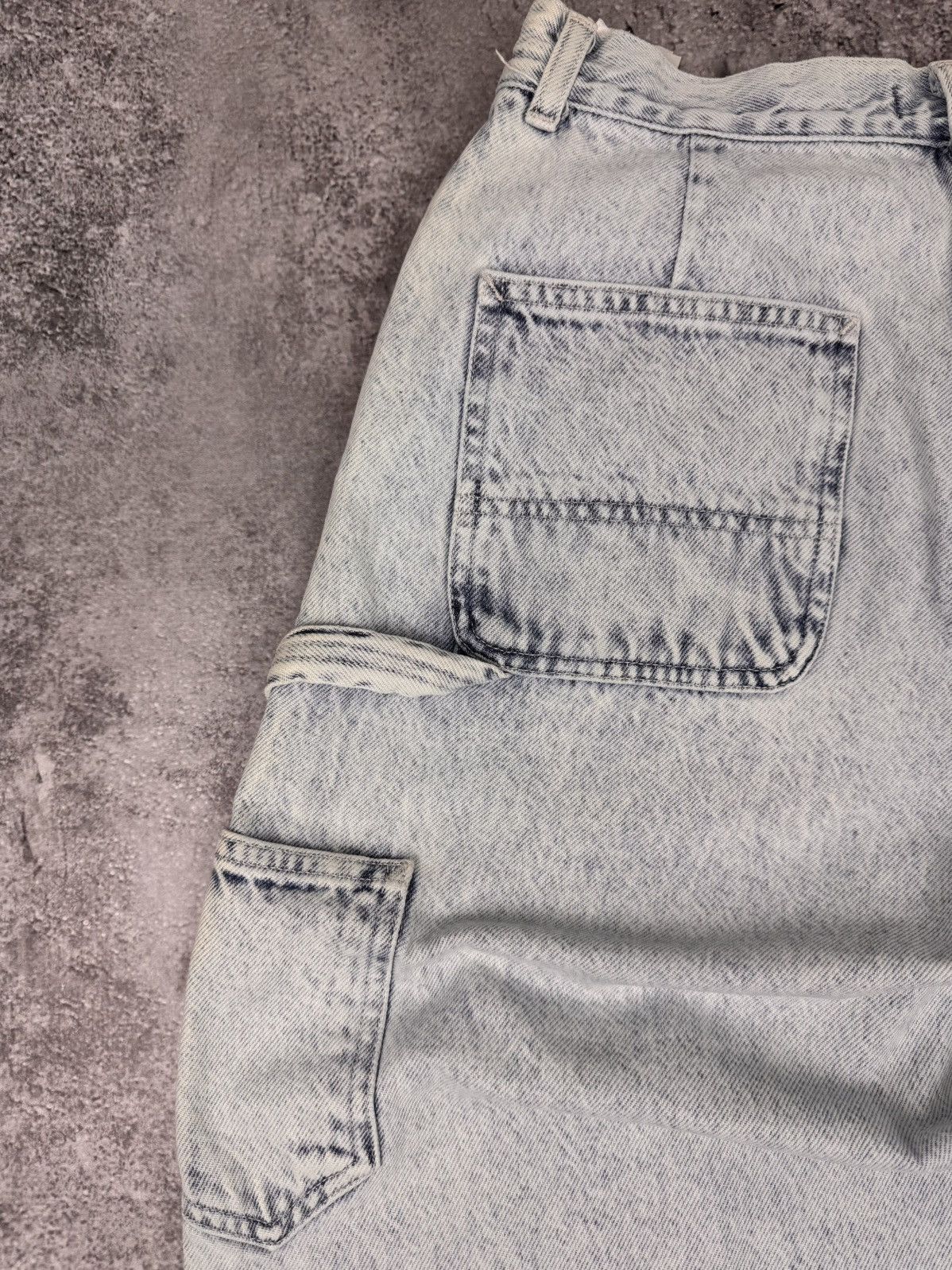 Carhartt Carhartt WIP Women Wide Leg Jeans Light Blue Size W29 Size 29" - 3 Thumbnail