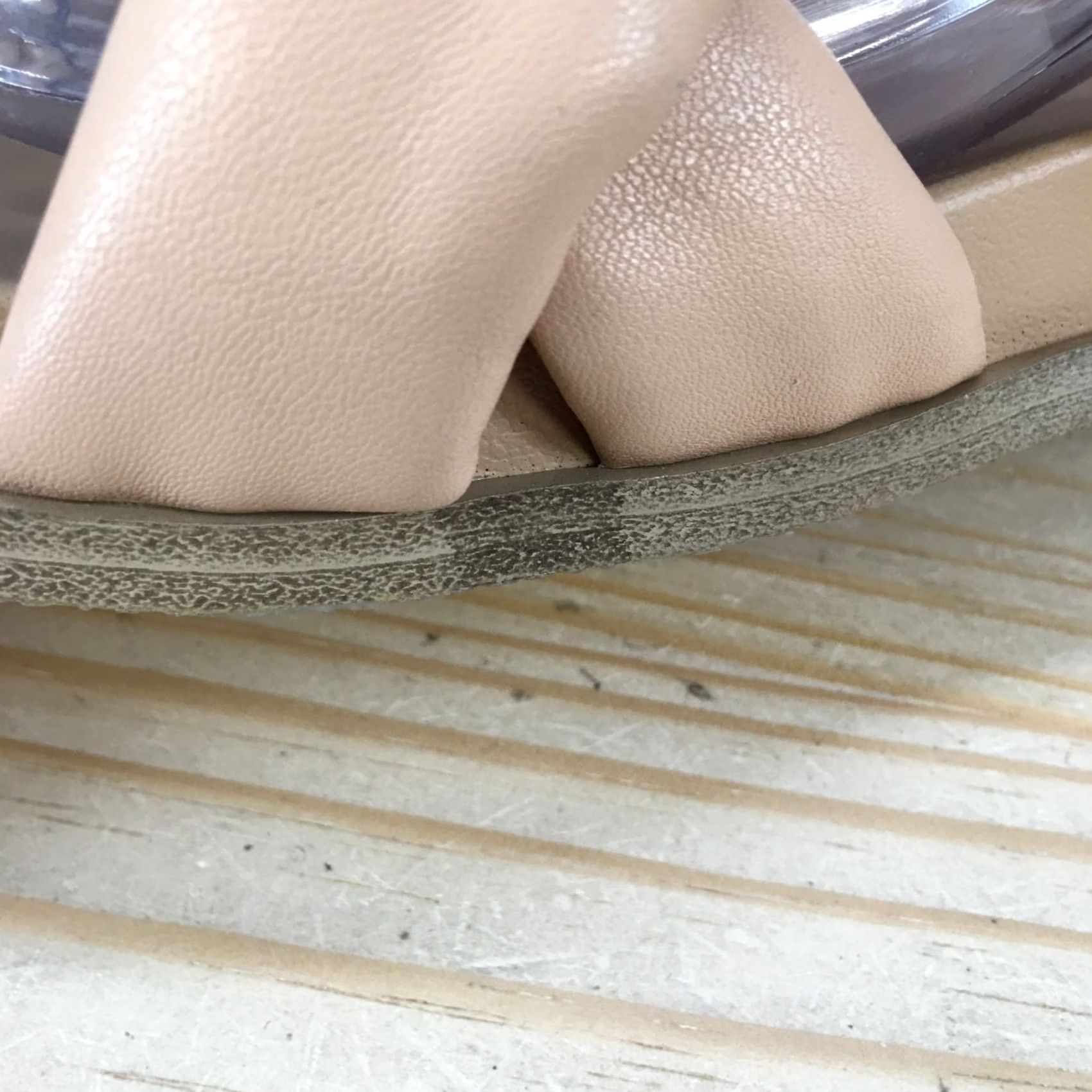 Vintage Universal Thread Sandals Slide Cosette Beige Womens 7.5 Casual Slip On Knotted Flat Summer Shoes Womens Size US 8 / IT 38 - 7 Thumbnail