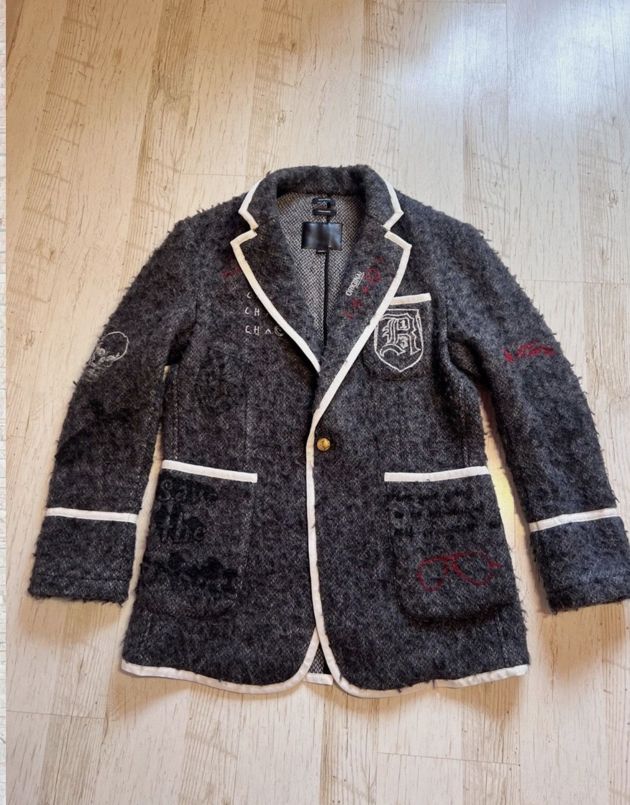 R13 R13 Wool Oversized Blazer – Size XS (Oversized / Unisex) Size 38S - 7 Thumbnail