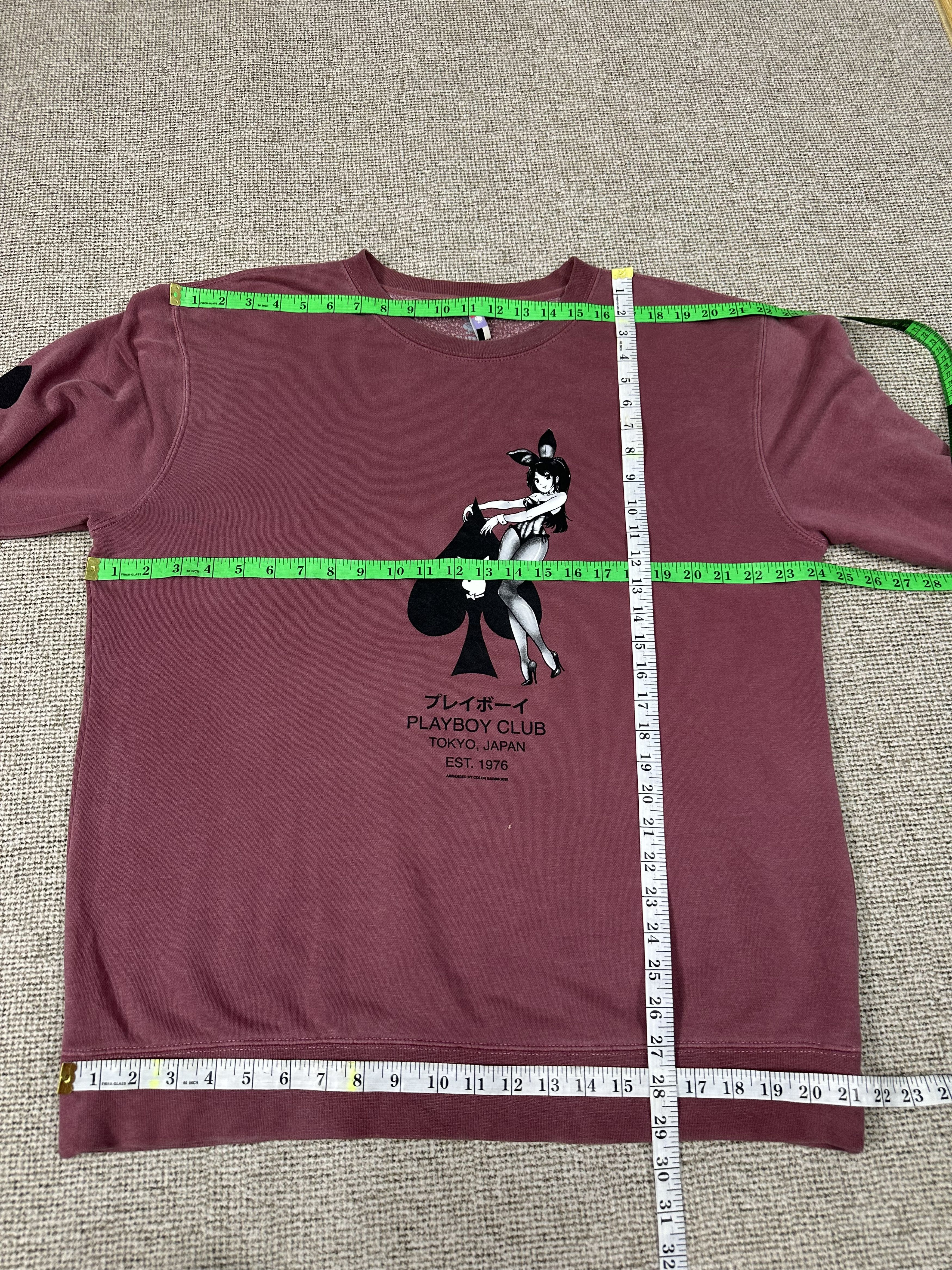 Playboy Playboy Tokyo Japan Arrange by Color Bars Crewneck Z485 Size US L / EU 52-54 / 3 - 8 Thumbnail