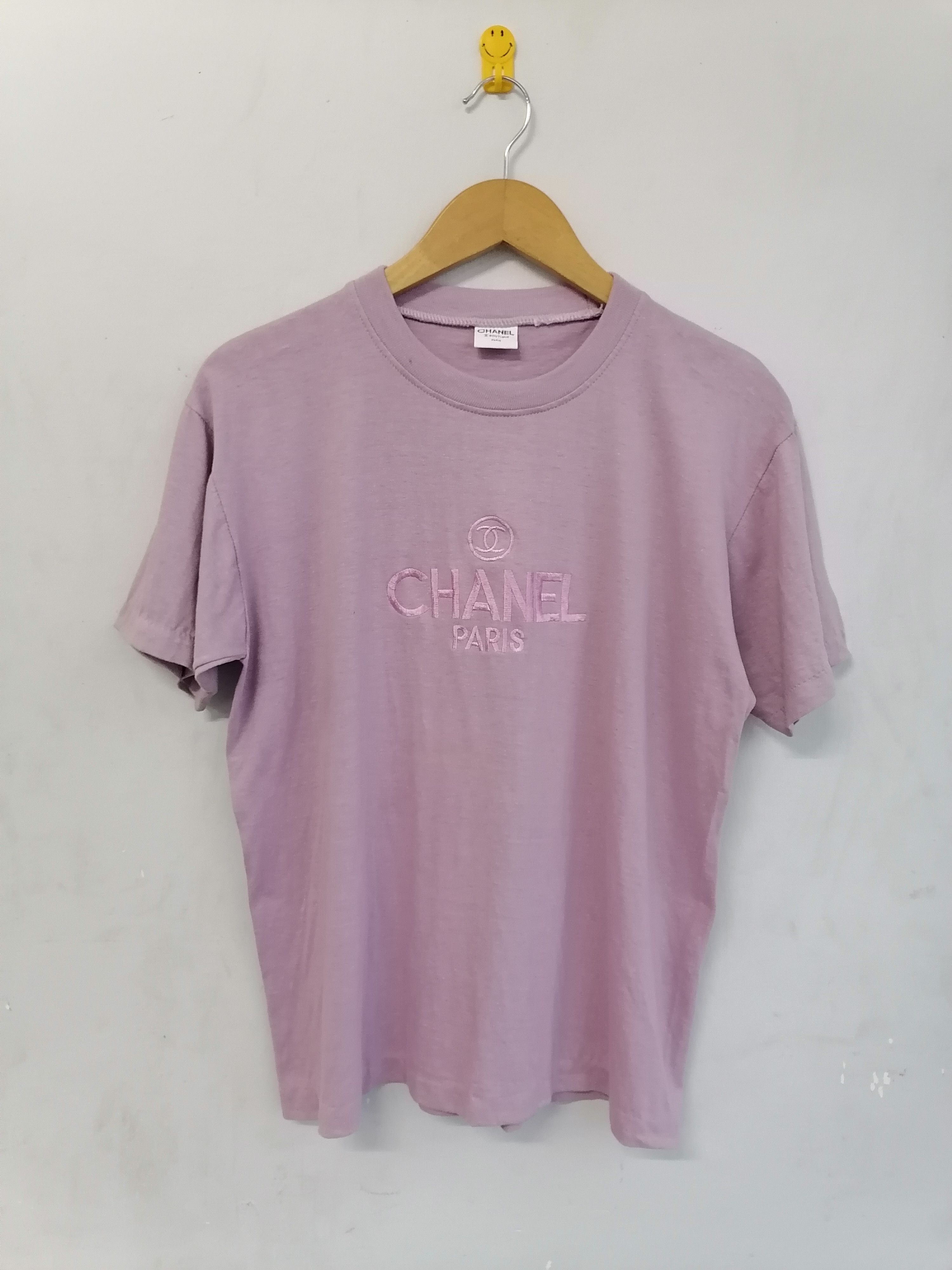 Designer × Vintage Vintage Chanel Logo T-shirt Size US M / EU 48-50 / 2 - 1 Thumbnail