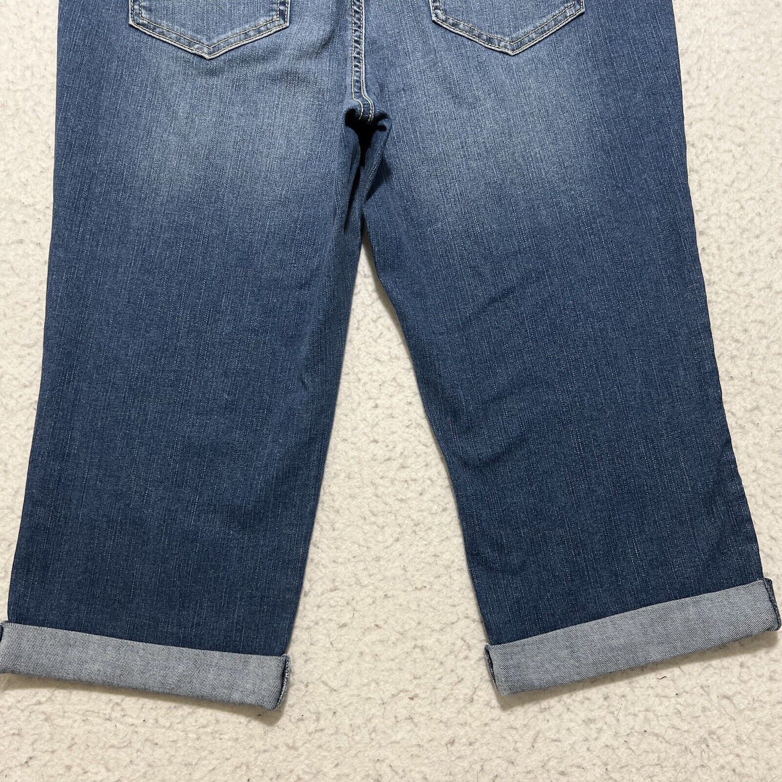 Gloria Vanderbilt Gloria Vanderbilt 10P Rail Straight Leg Mid Rise Denim Jeans Size 32" / US 10 / IT 46 - 8 Thumbnail