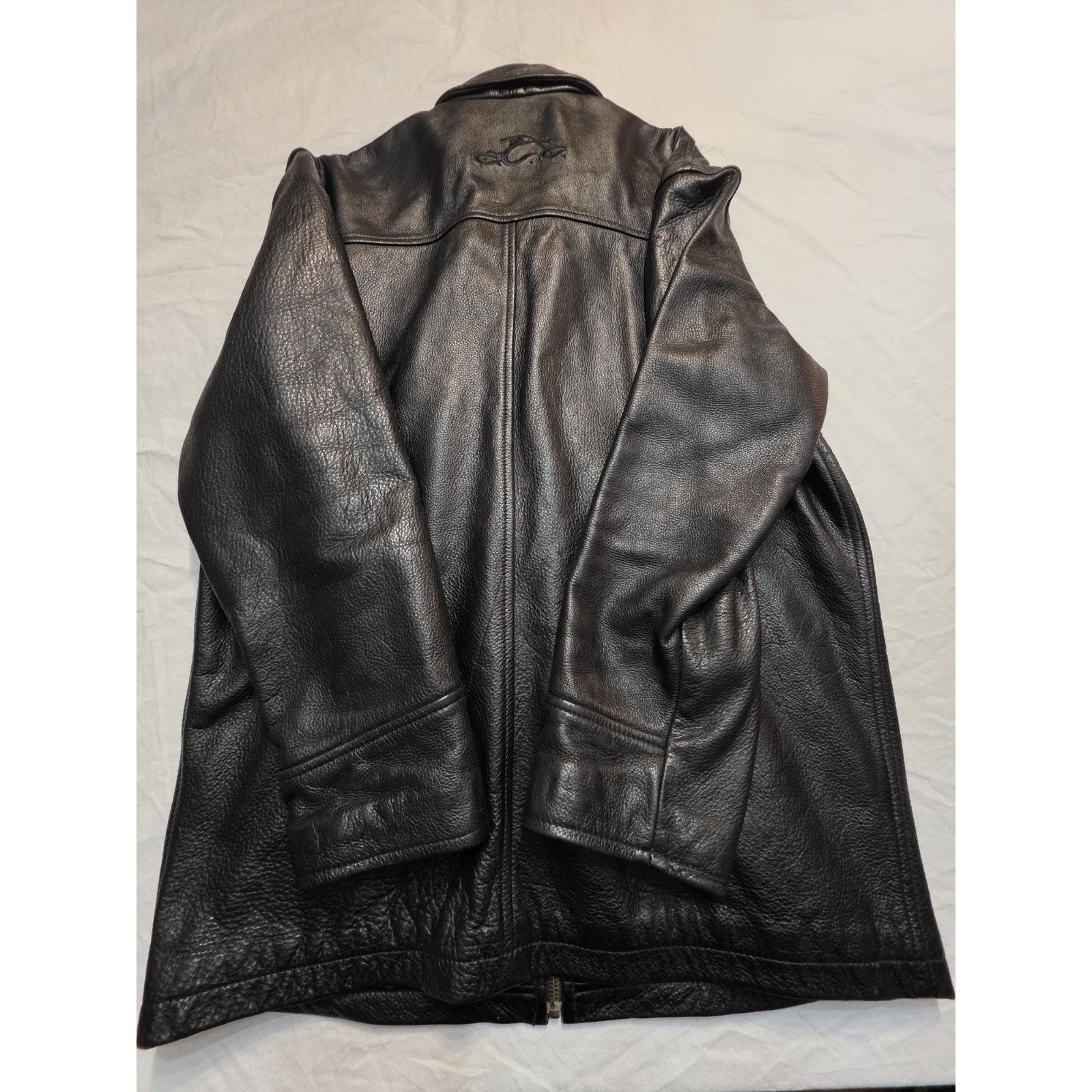 West Coast Choppers Orange County Choppers Men's Size Medium Black Leather Size US M / EU 48-50 / 2 - 4 Thumbnail