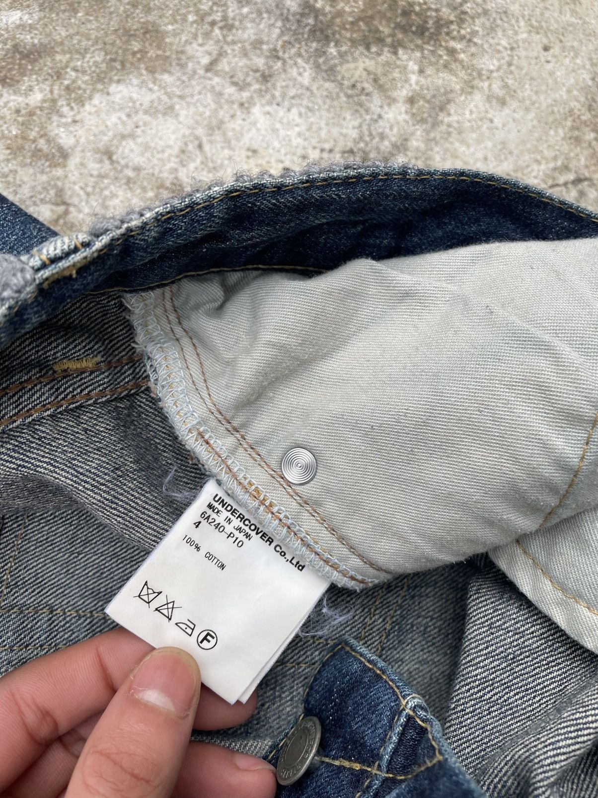 Undercover AW06 “GuruGuru; But Beautiful” Insect/Bug Denim Size US 34 / EU 50 - 6 Thumbnail