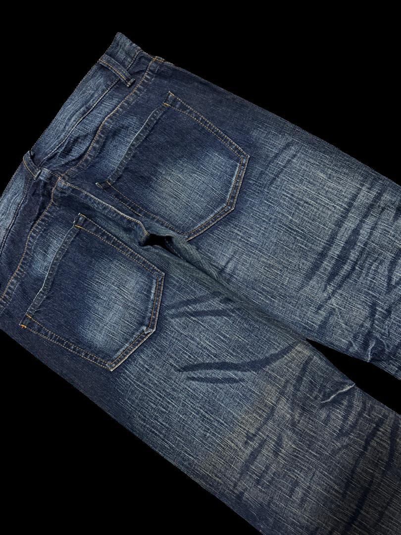 Japanese Brand INSANE Vintage Japanese Bison Sick Washed Bootcut Jean Rare Size US 35 - 16 Thumbnail