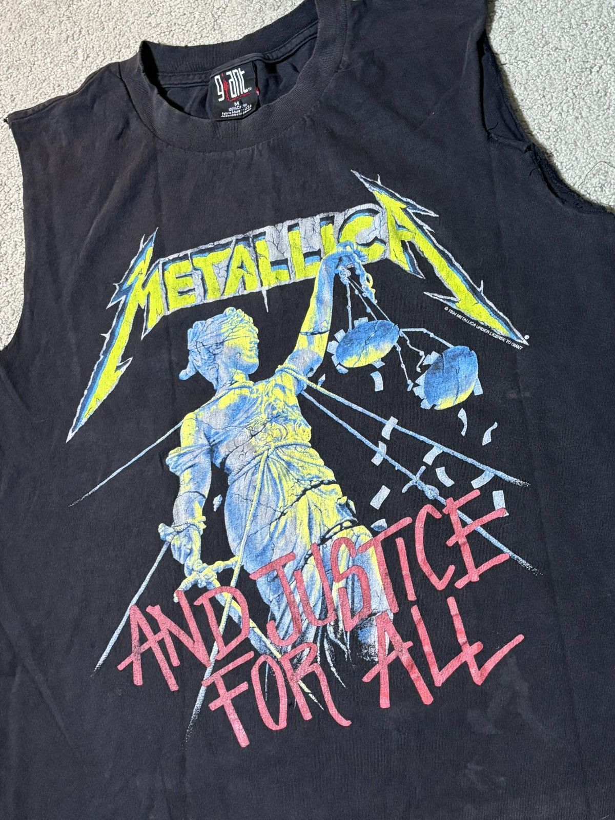 Vintage Vintage Metallica “And Justice for All” Tee Size US M / EU 48-50 / 2 - 3 Thumbnail