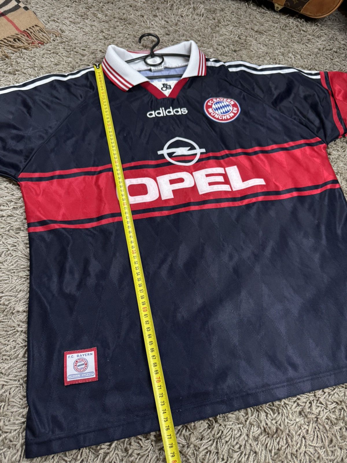 Adidas Football Adidas Bayern Opel 90s t-shirt original item Size US XL / EU 56 / 4 - 6 Thumbnail